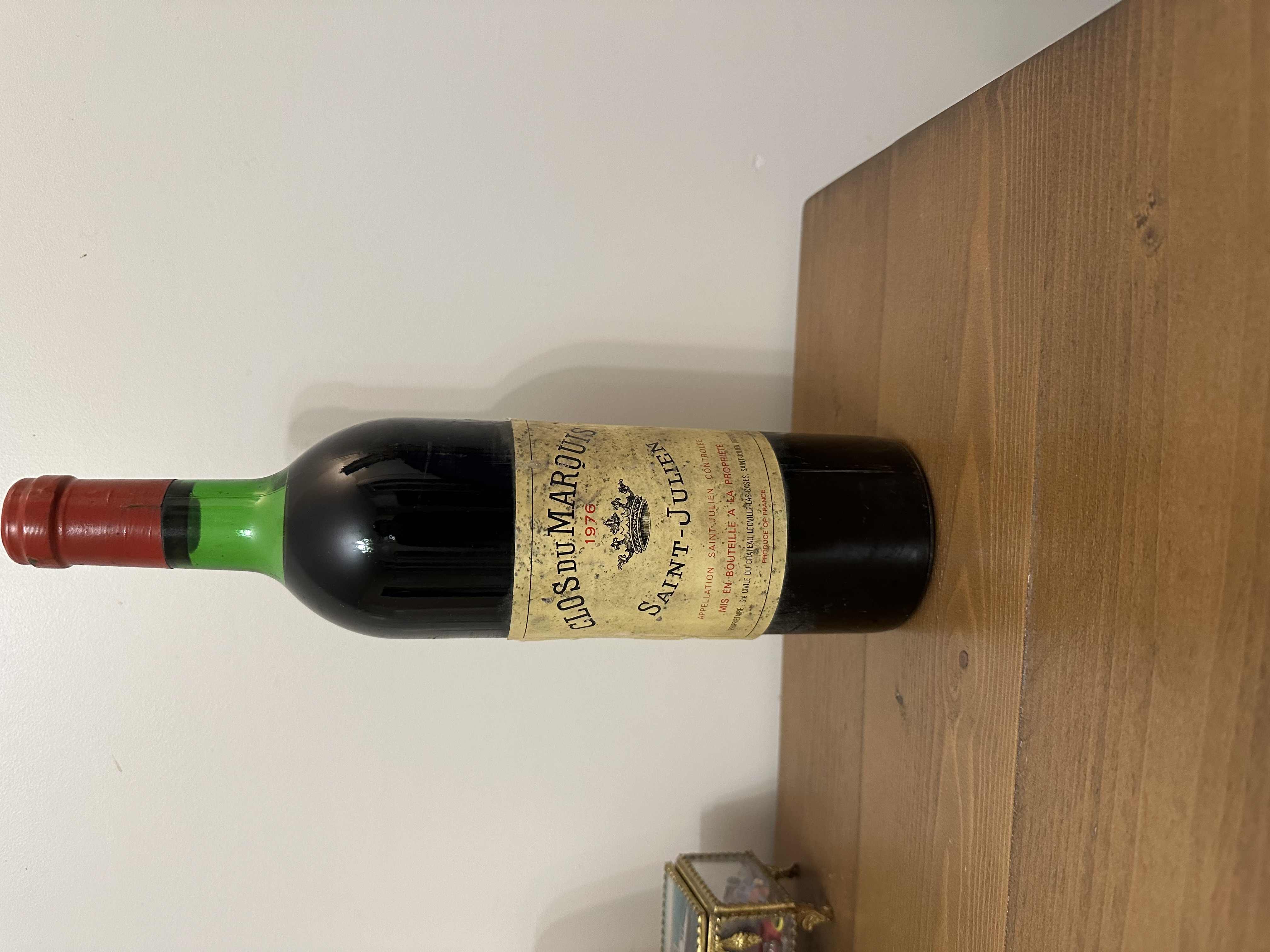 1976 Clos du Marquis Saint-Julien Wine