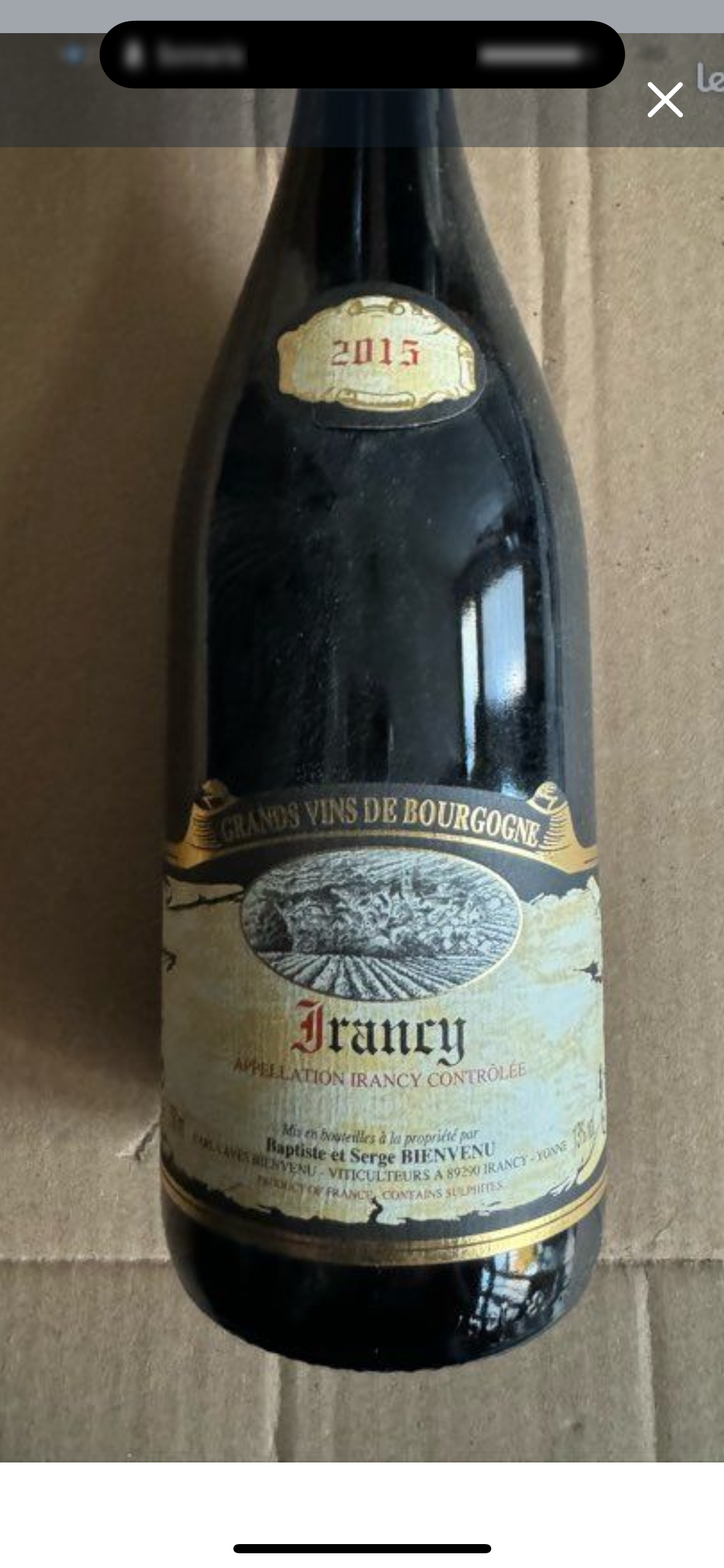 Irancy Burgundy Red Wine 2015