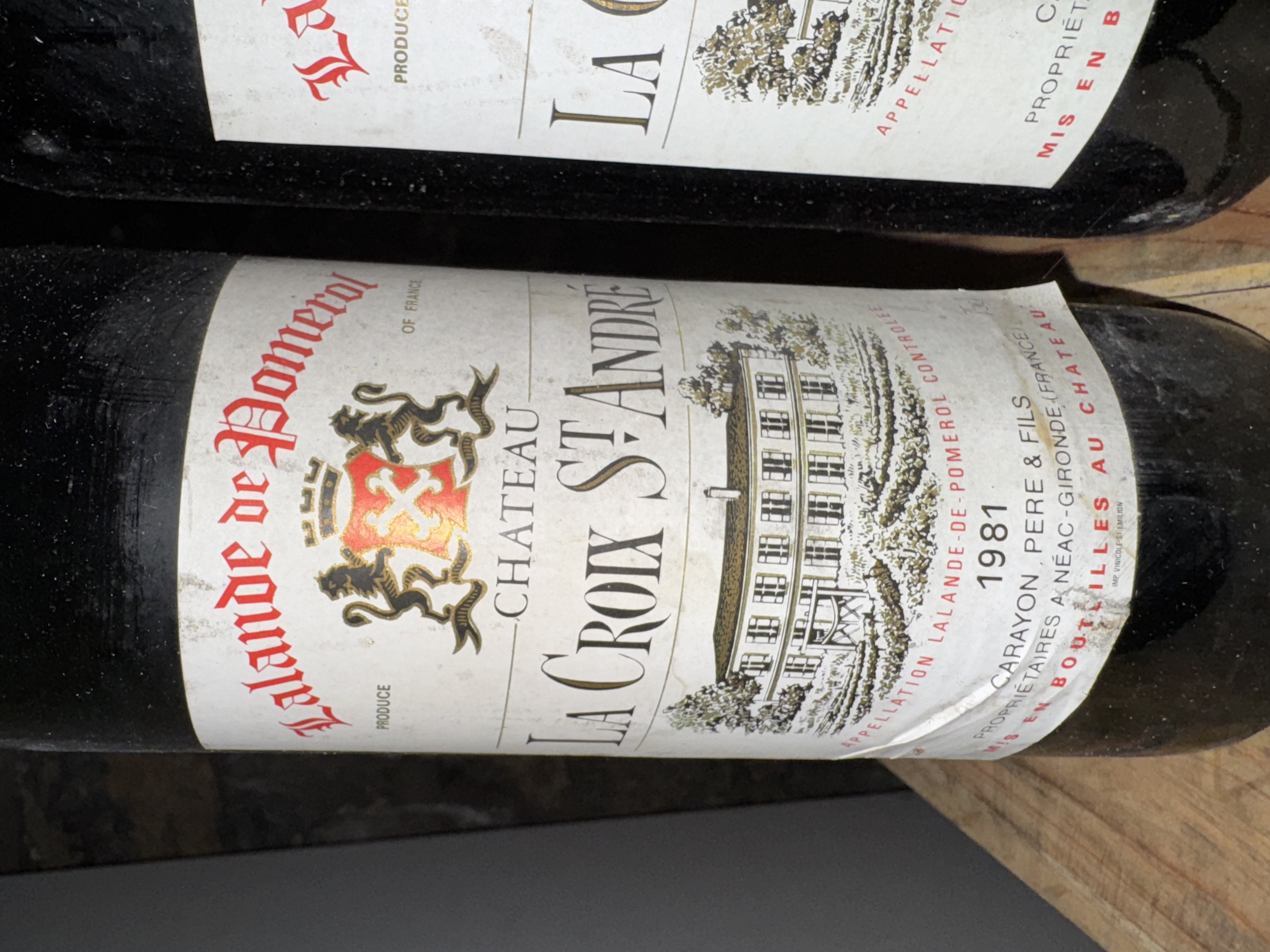 La Croix Saint-ANDRE Lalande de Pomerol 1981