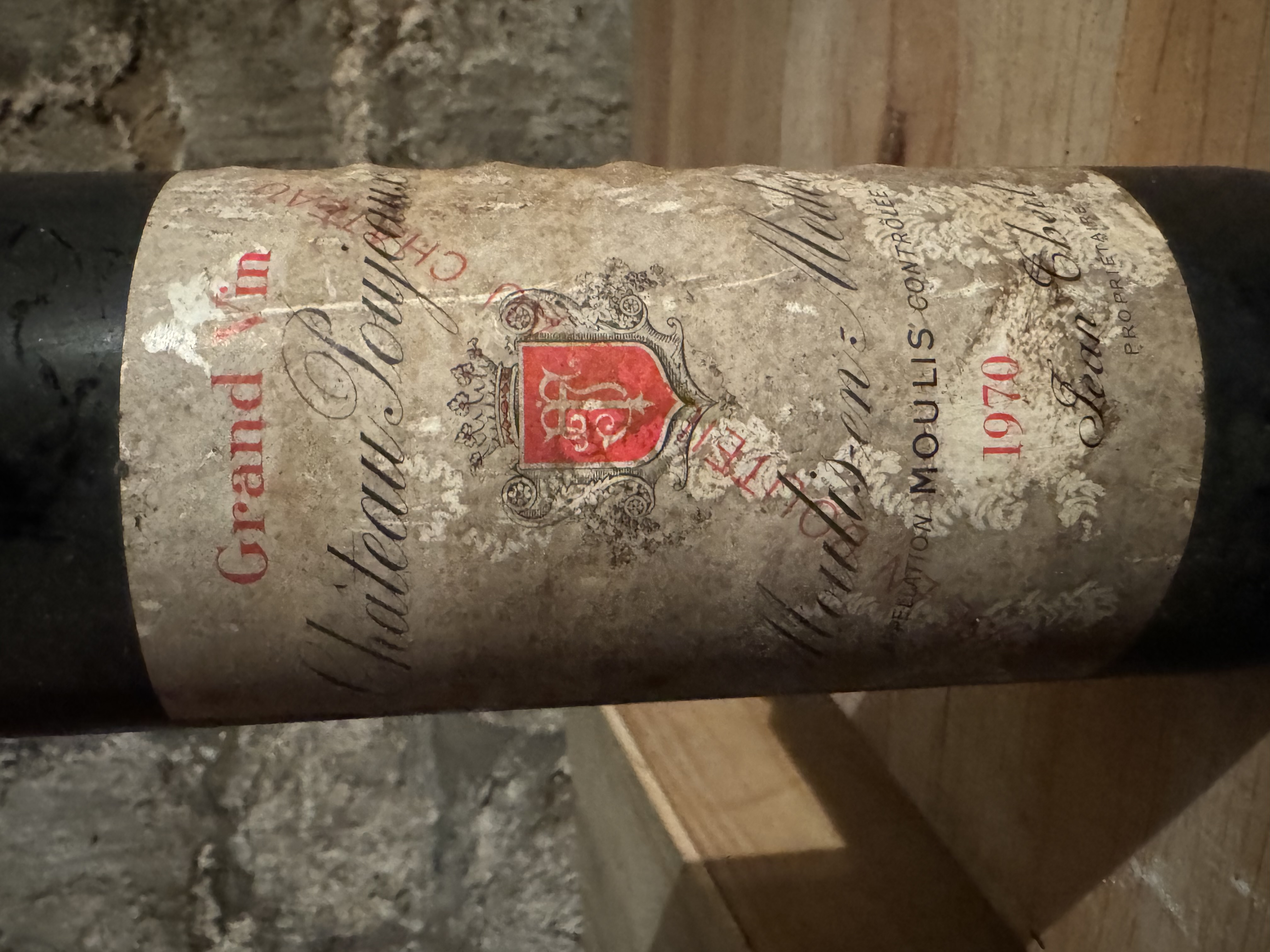 Château Poujeaux 1970 Moulis en medoc
