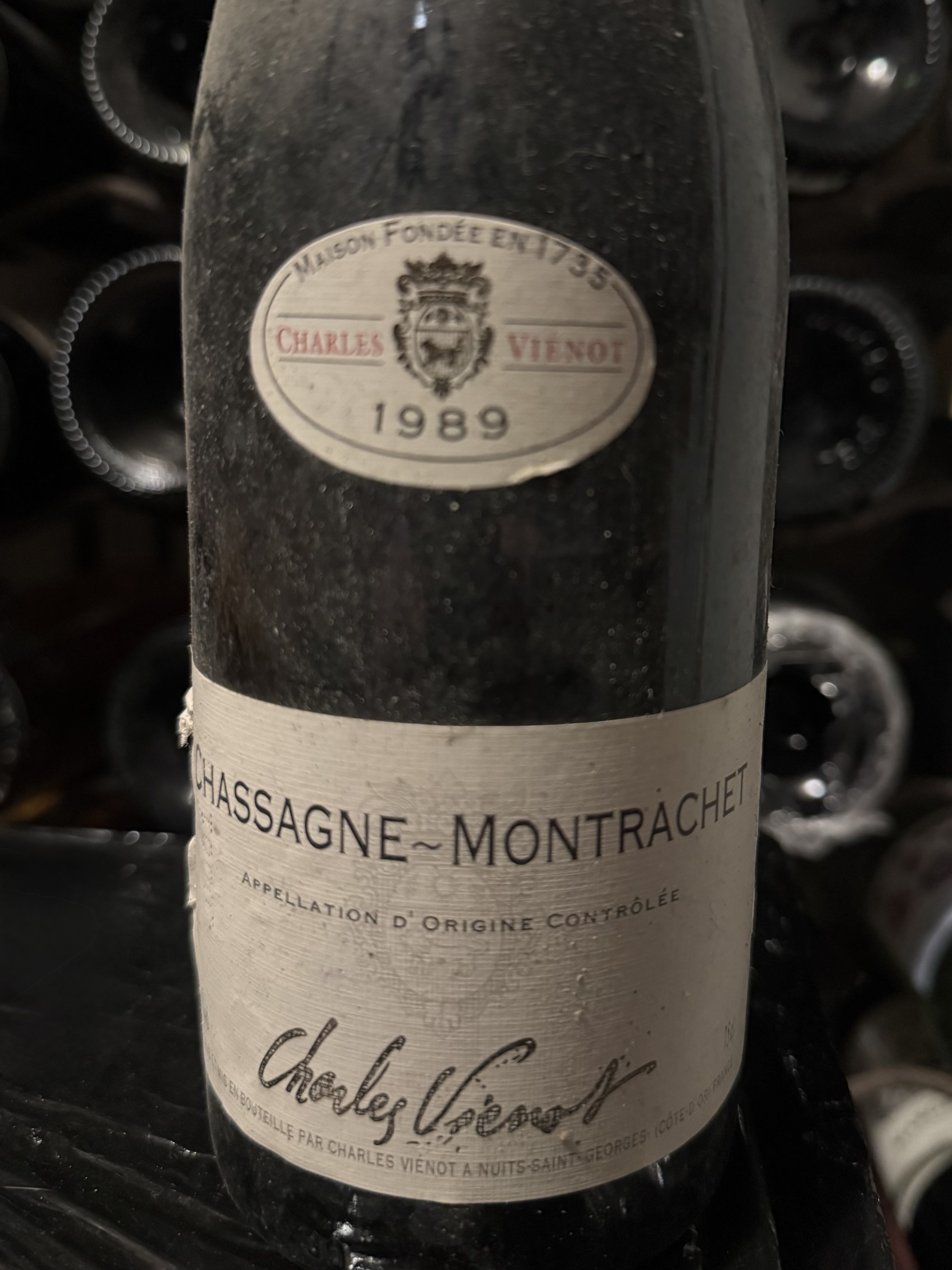 Vin Chassagne-Montrachet 1989