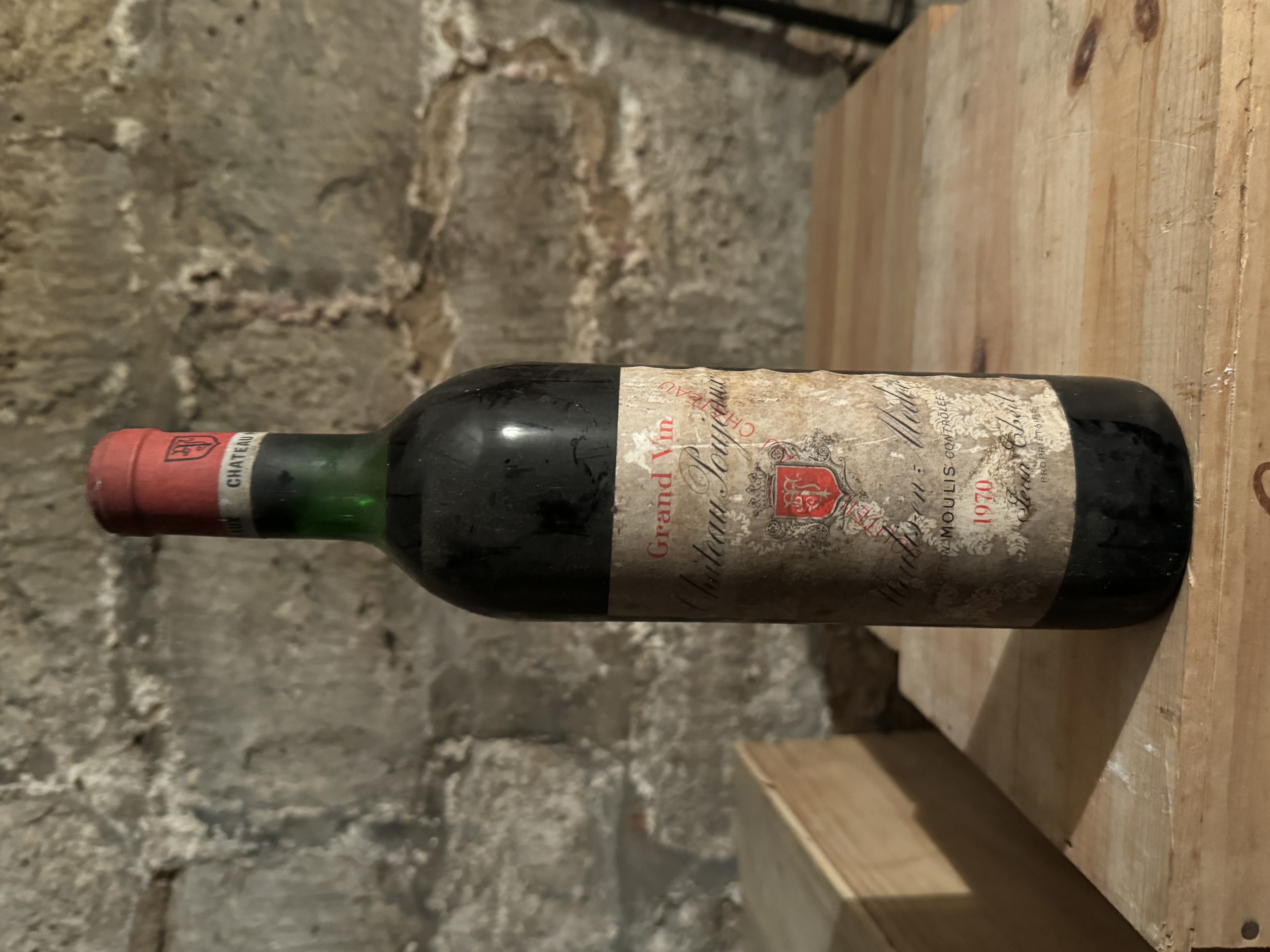 Château Poujeaux 1970 Moulis en medoc