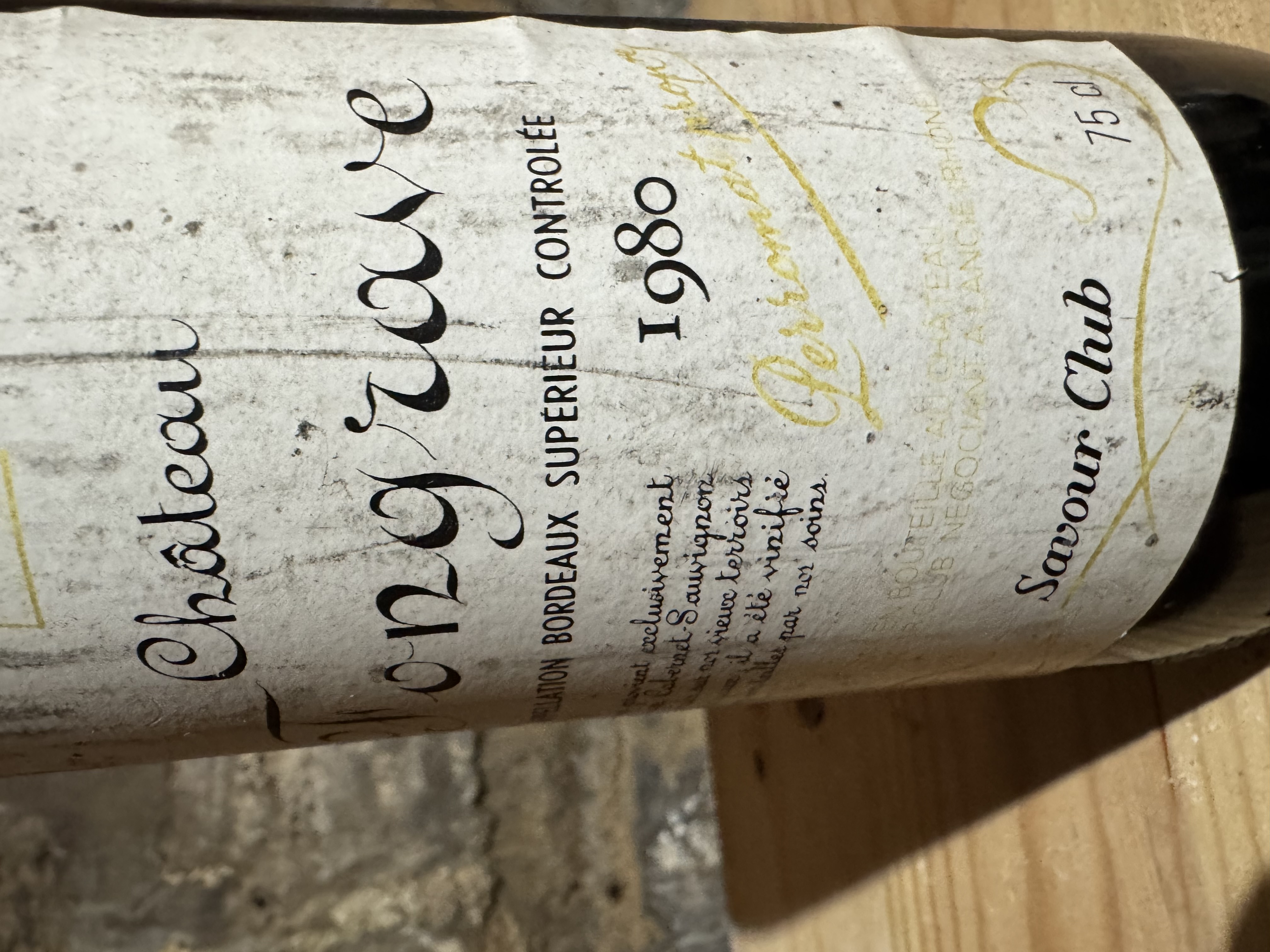 Château Fongrave 1980