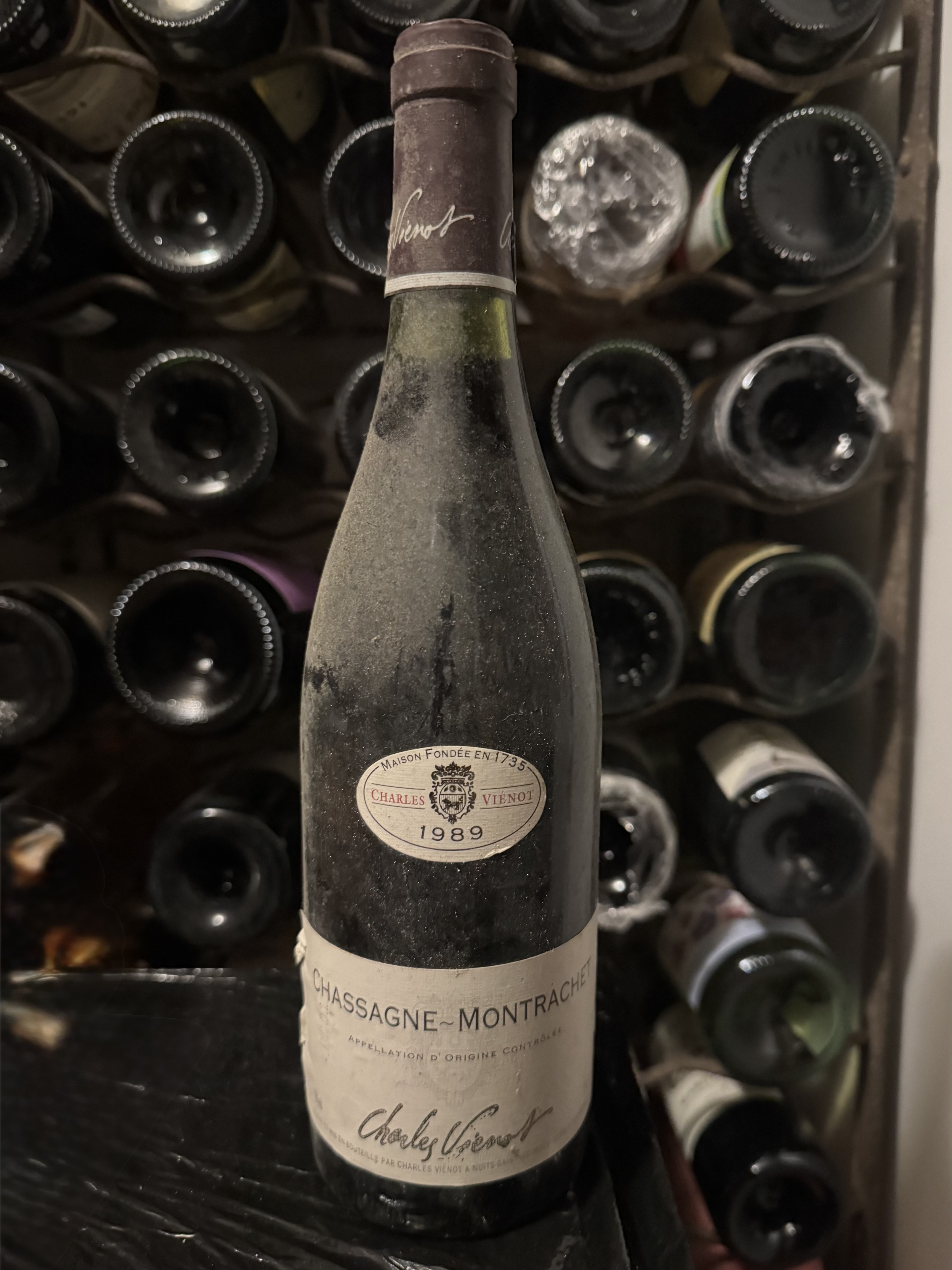 Vin Chassagne-Montrachet 1989