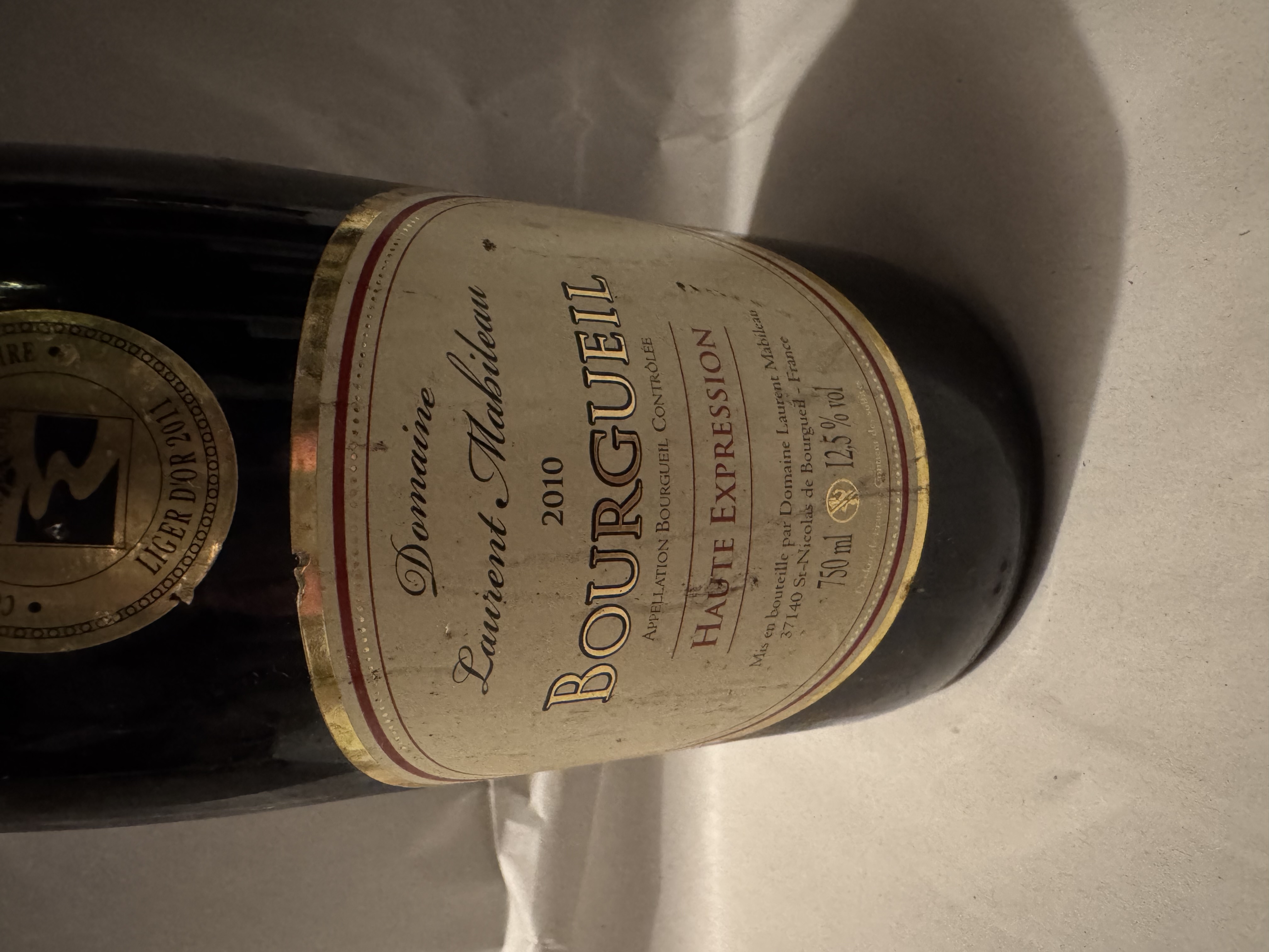 2010 Domaine Thibault Red Wine