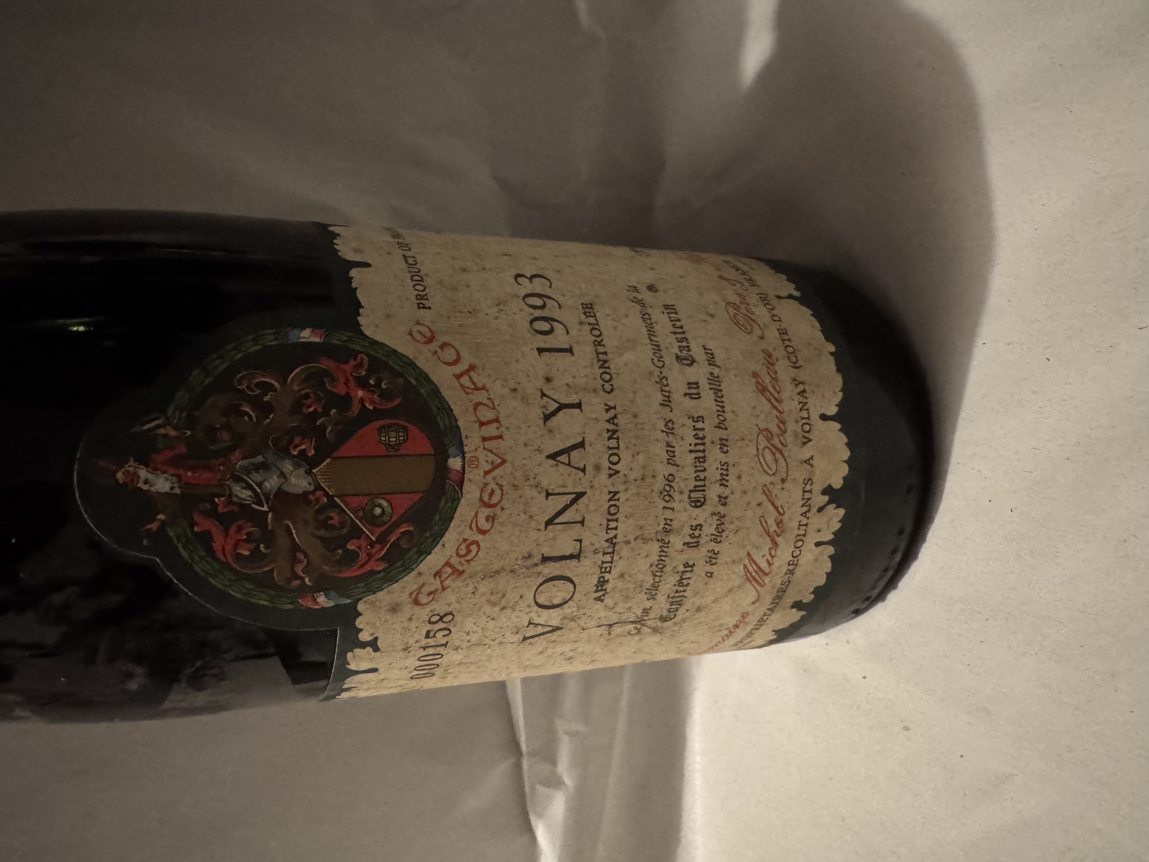 Volnay 1997 Wine