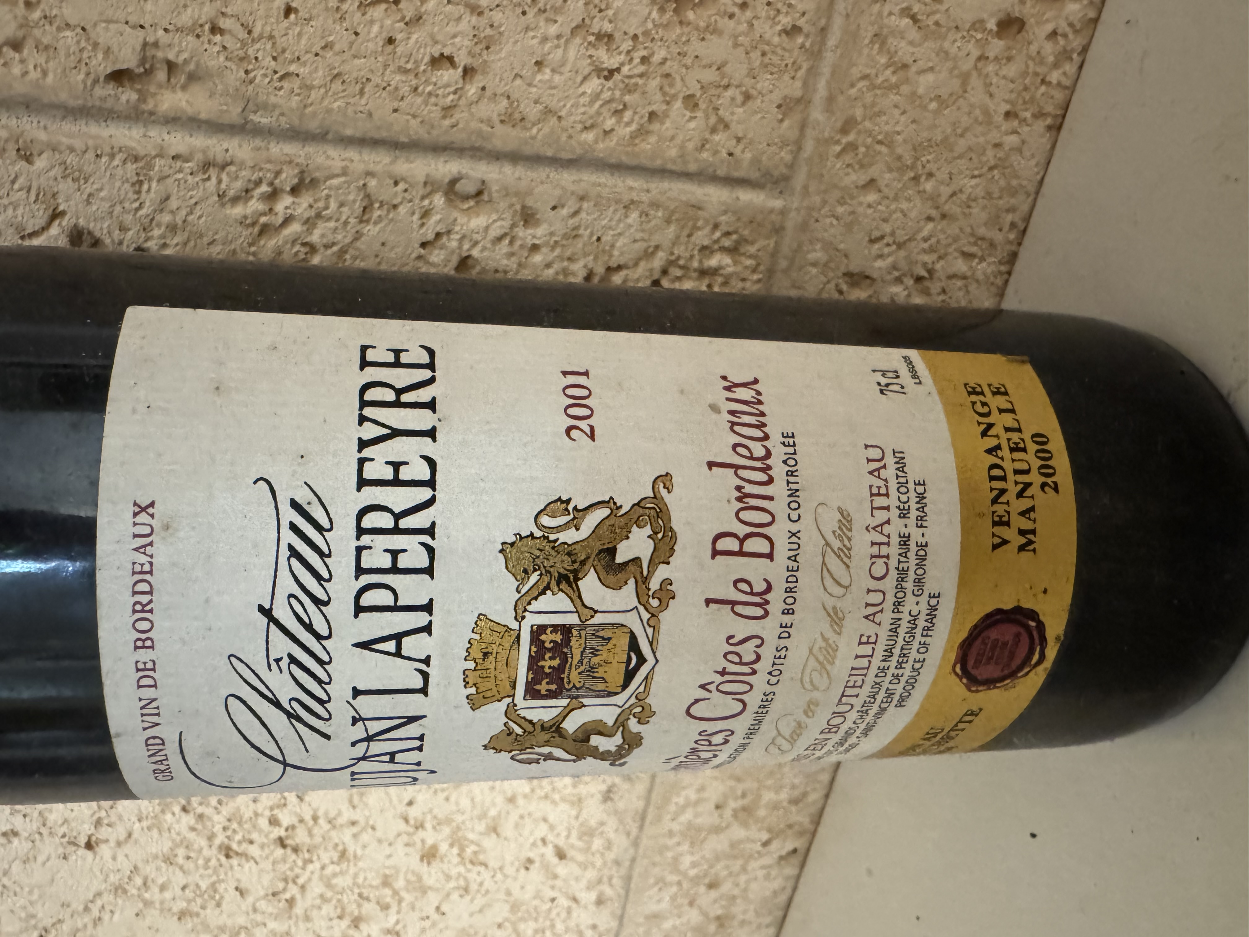 Château Naujan La Perete 2001