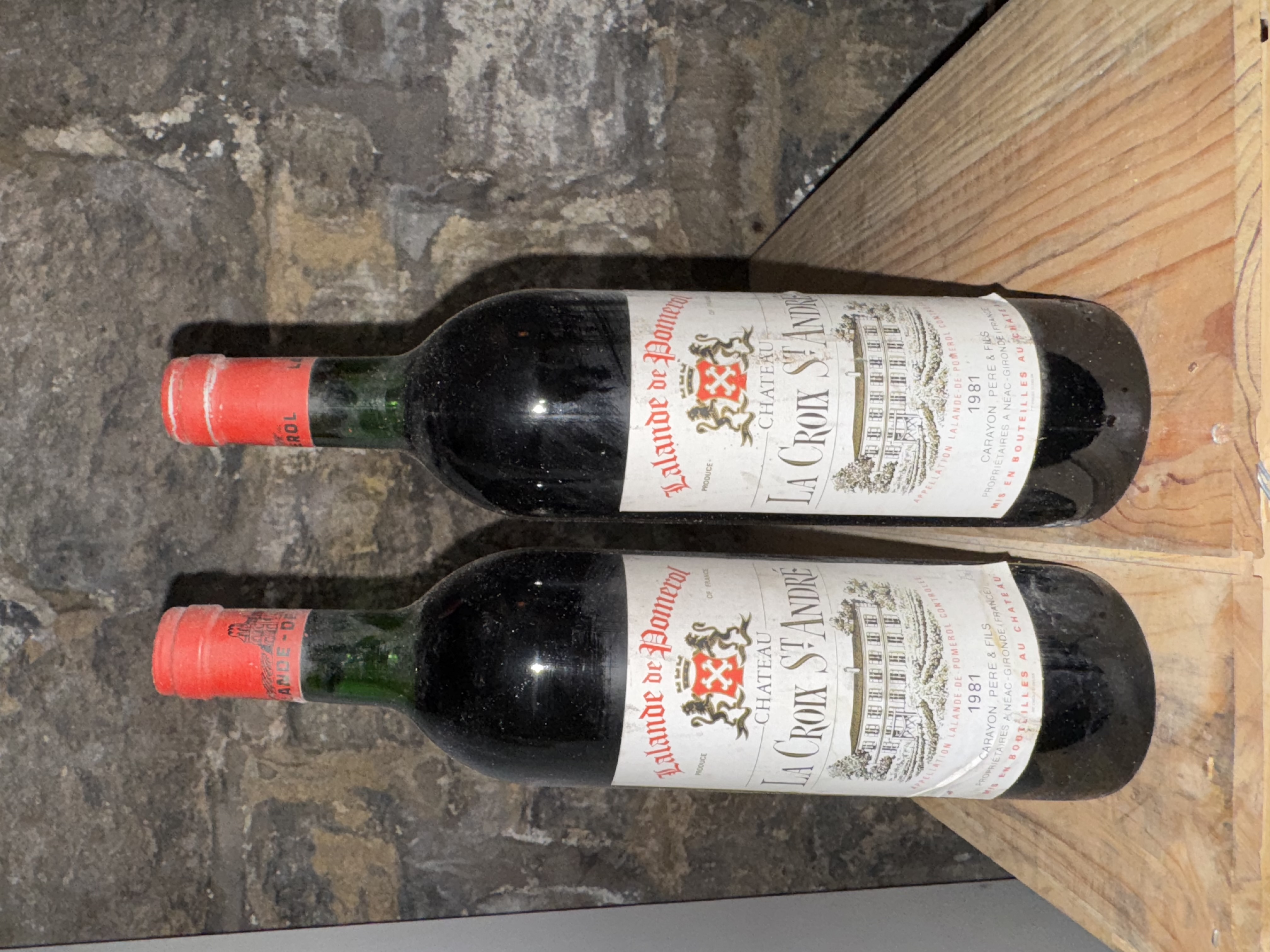 La Croix Saint-ANDRE Lalande de Pomerol 1981