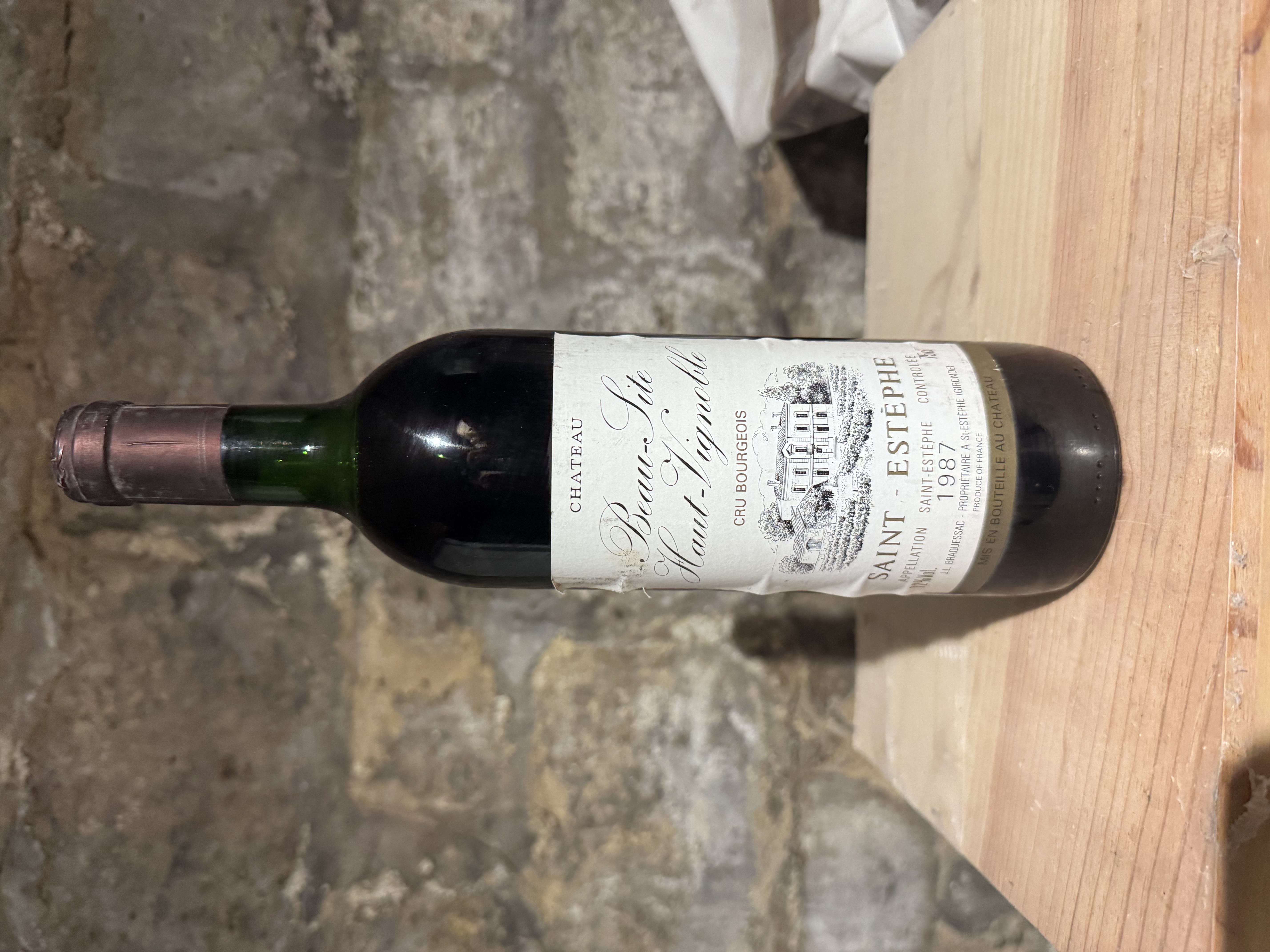 Château Beau-Site Haut-Vignoble 1987
