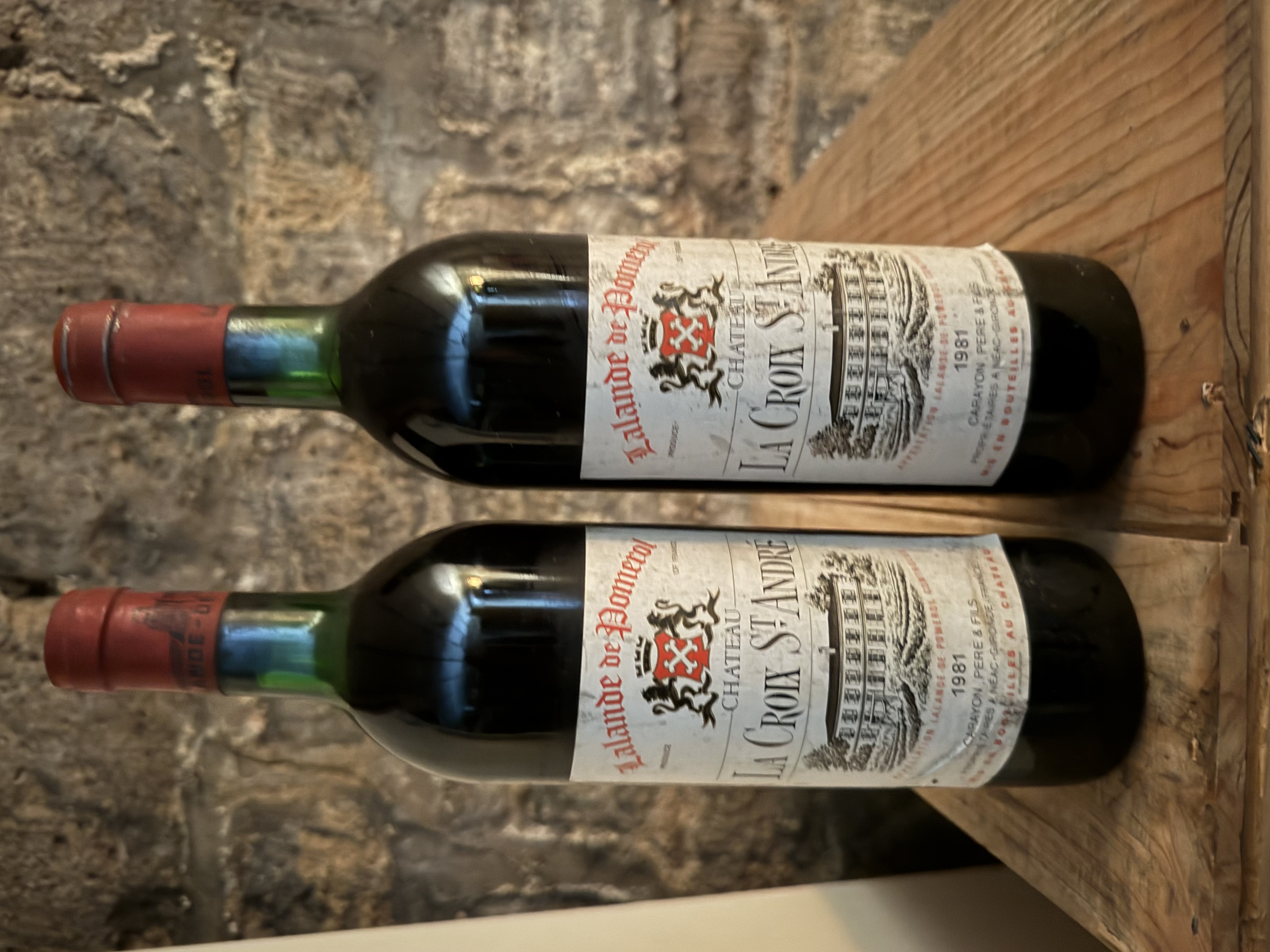 La Croix Saint-ANDRE Lalande de Pomerol 1981