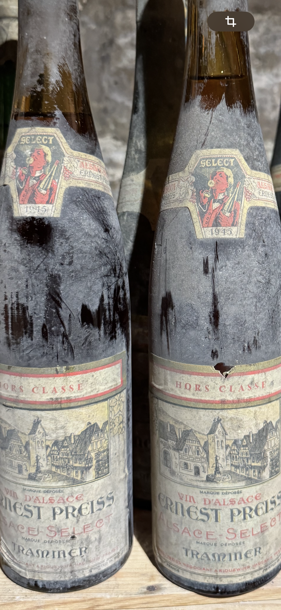 1945 Ernest Preiss Alsace Select Traminer Wine