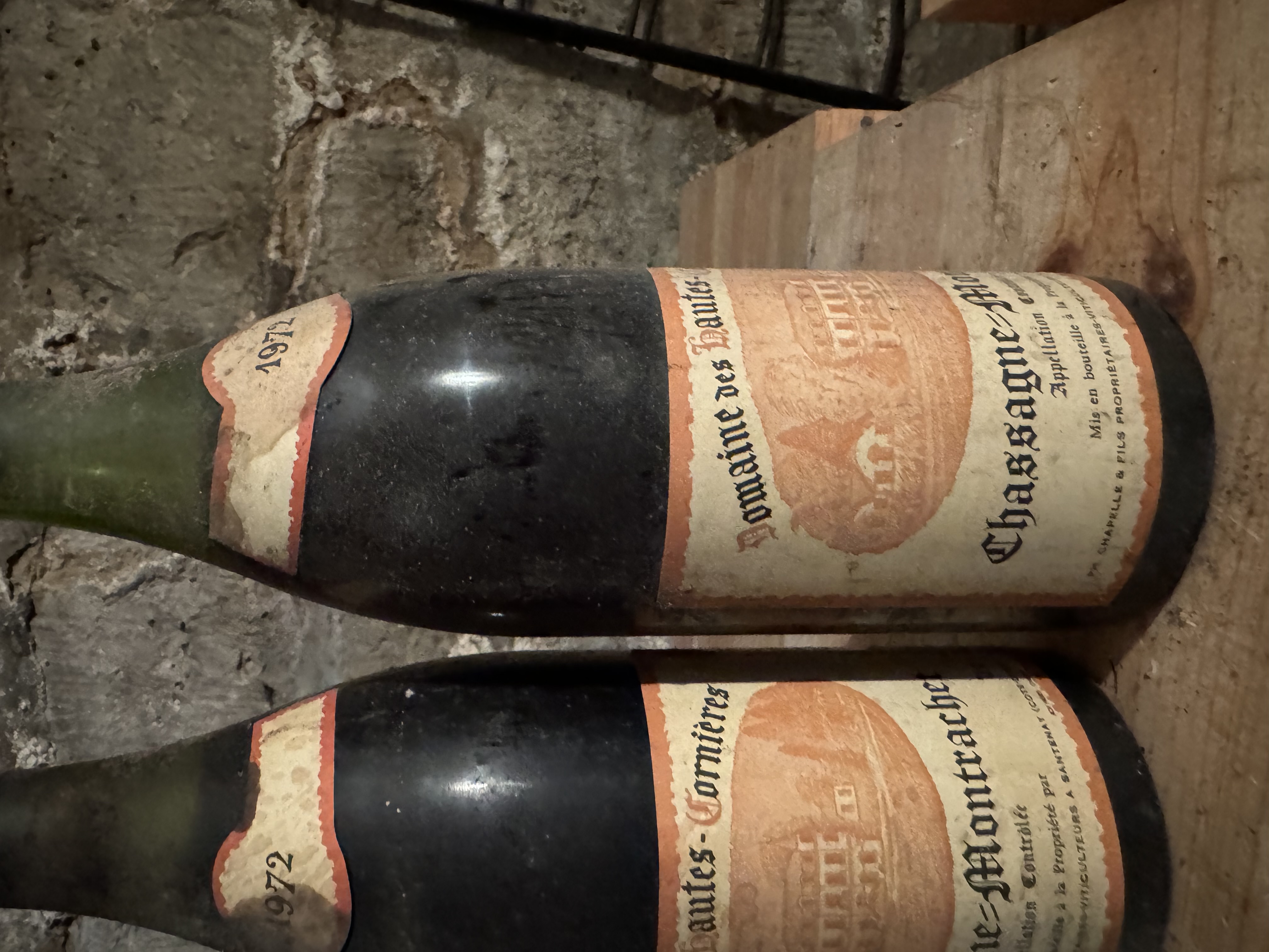 Vin Chassagne Montrachet Bourgogne Grand Cru 1972