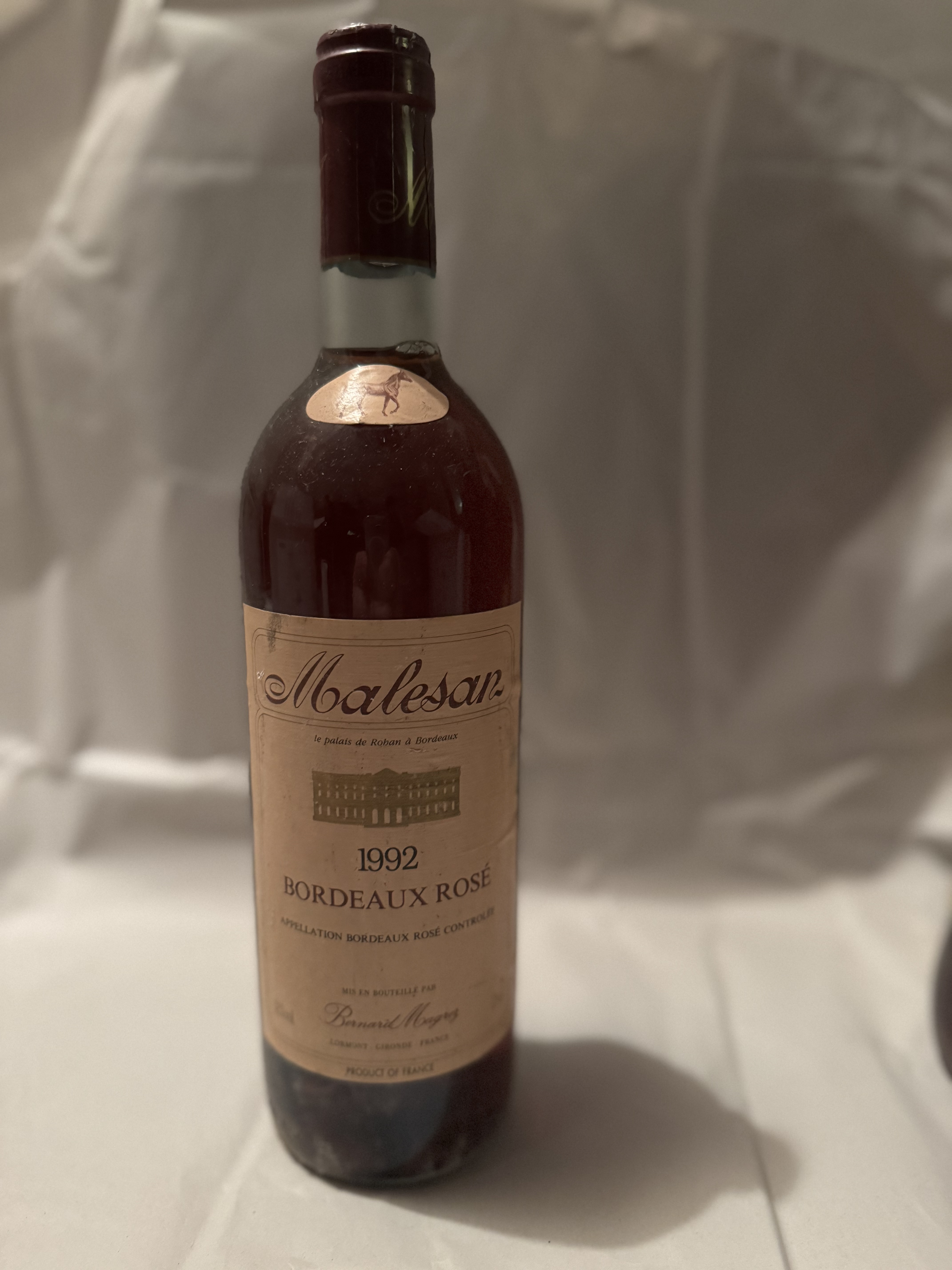 Malesan Bordeaux Rosé 1992