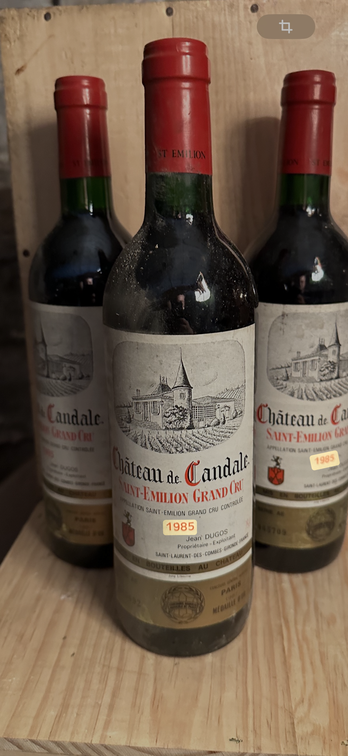 Château de Candale Saint-Emilion Grand Cru 1985