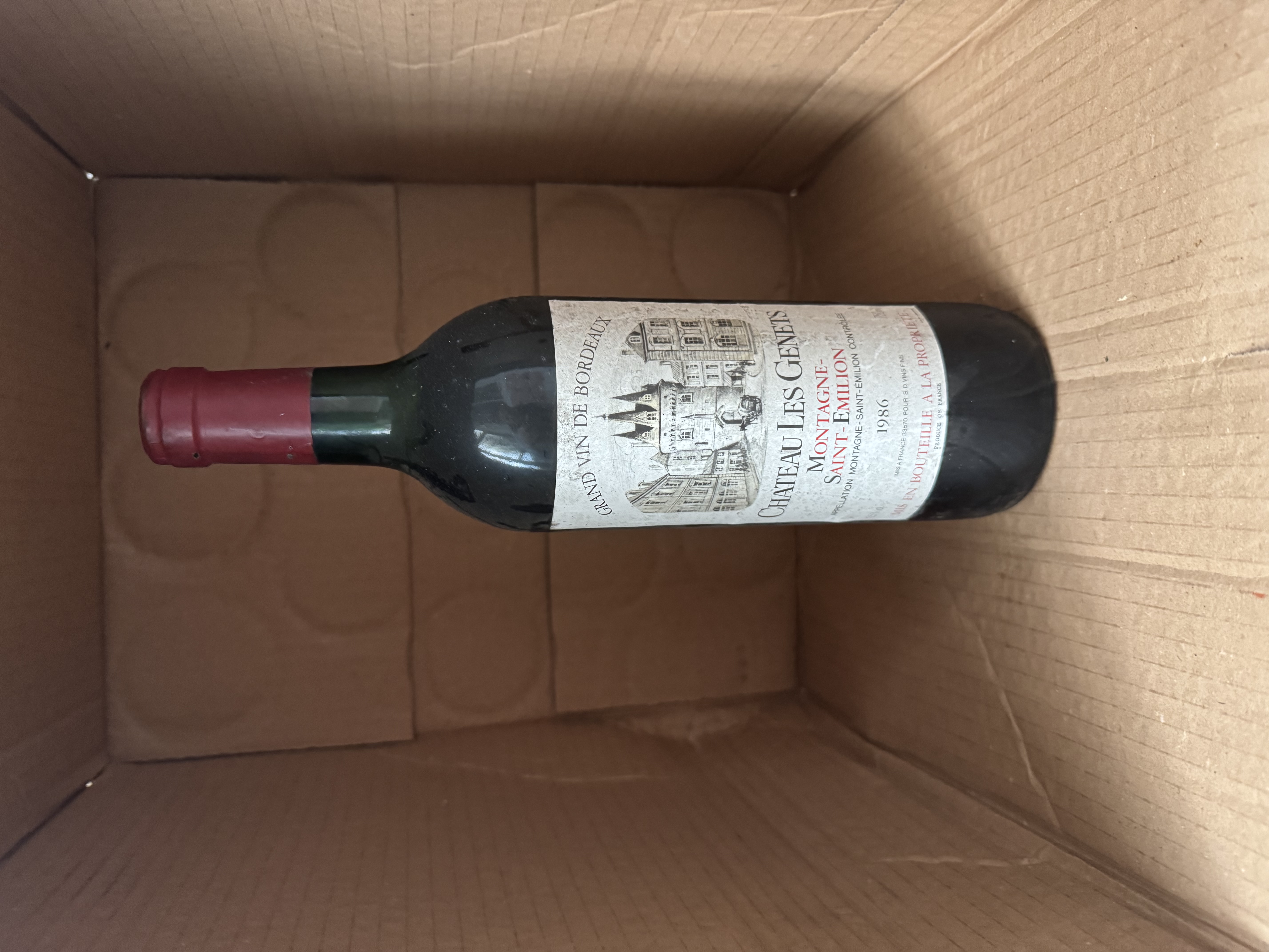 Château Les Graves Saint-Émilion 1986