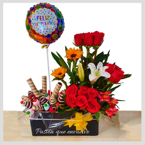 Arreglo Floral de Cumpleaños