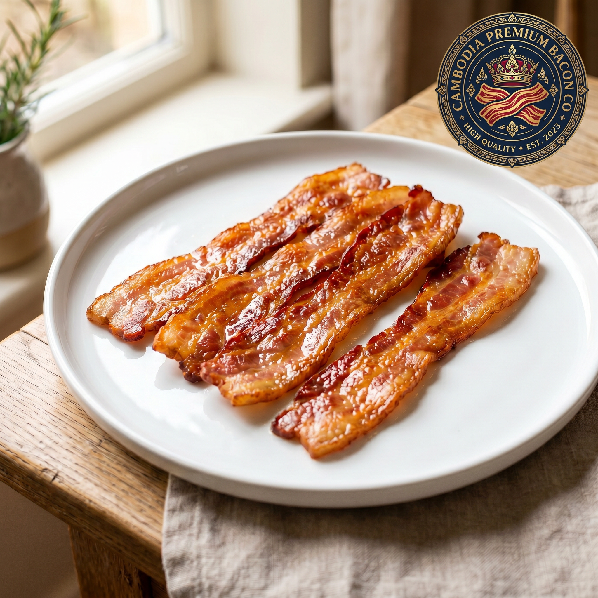 Ready Cooked Premium Streaky Bacon 500 gr
