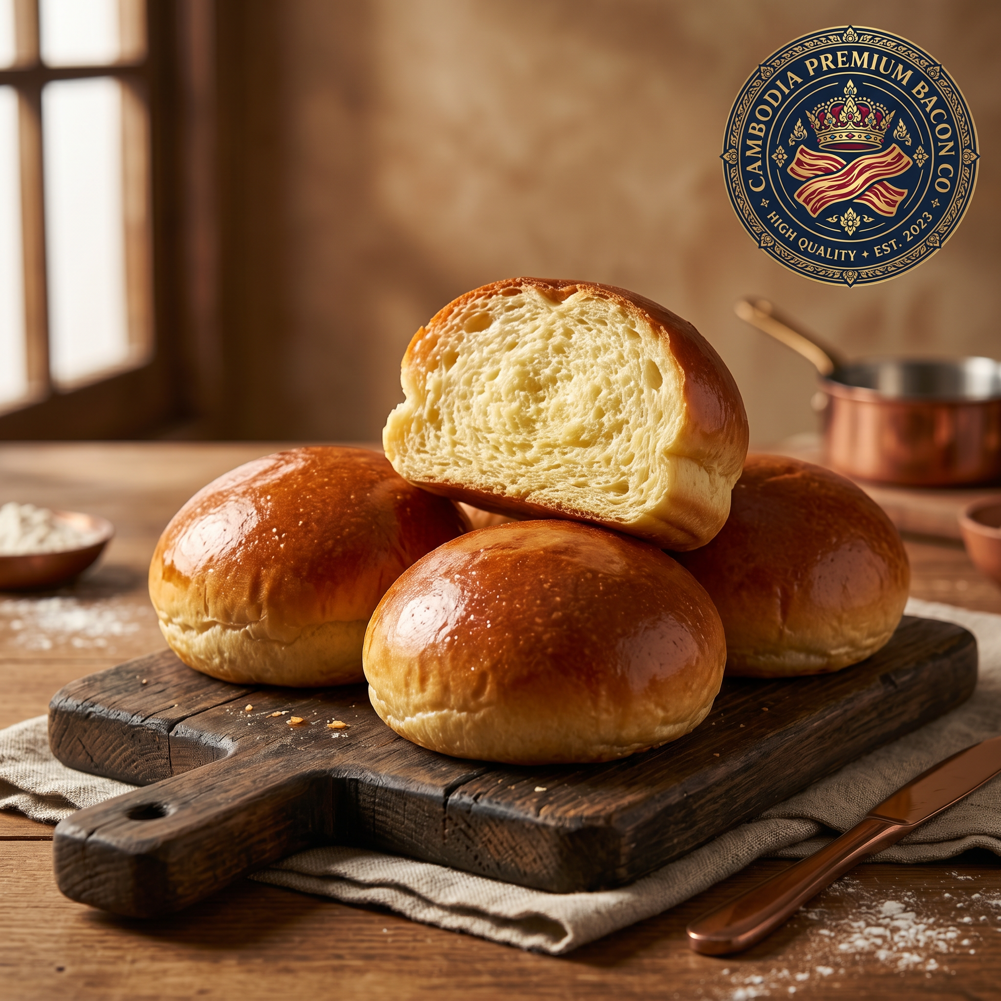 Premium Brioche Buns