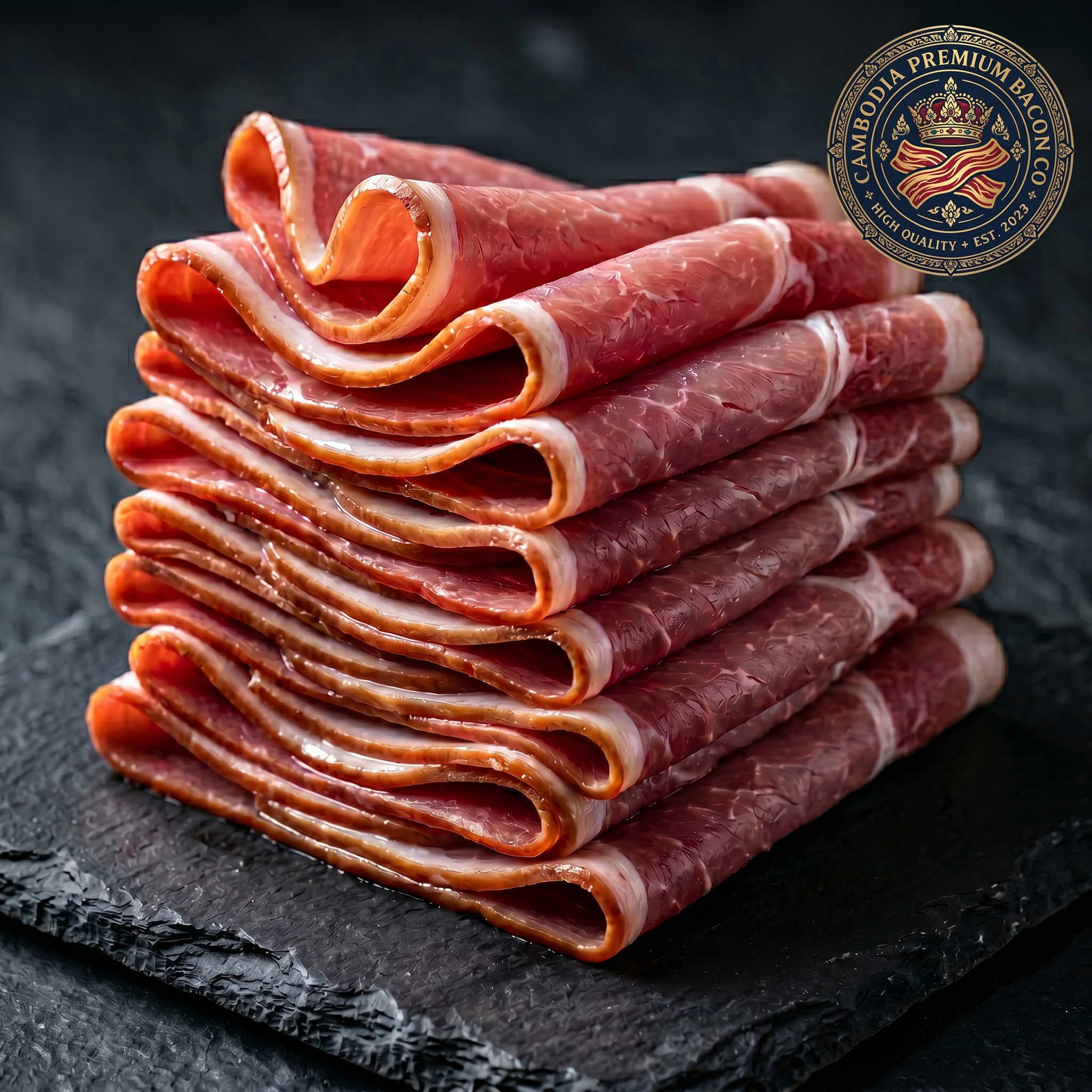 Cambodia Premium Ultra Thin Bacon 500 gr