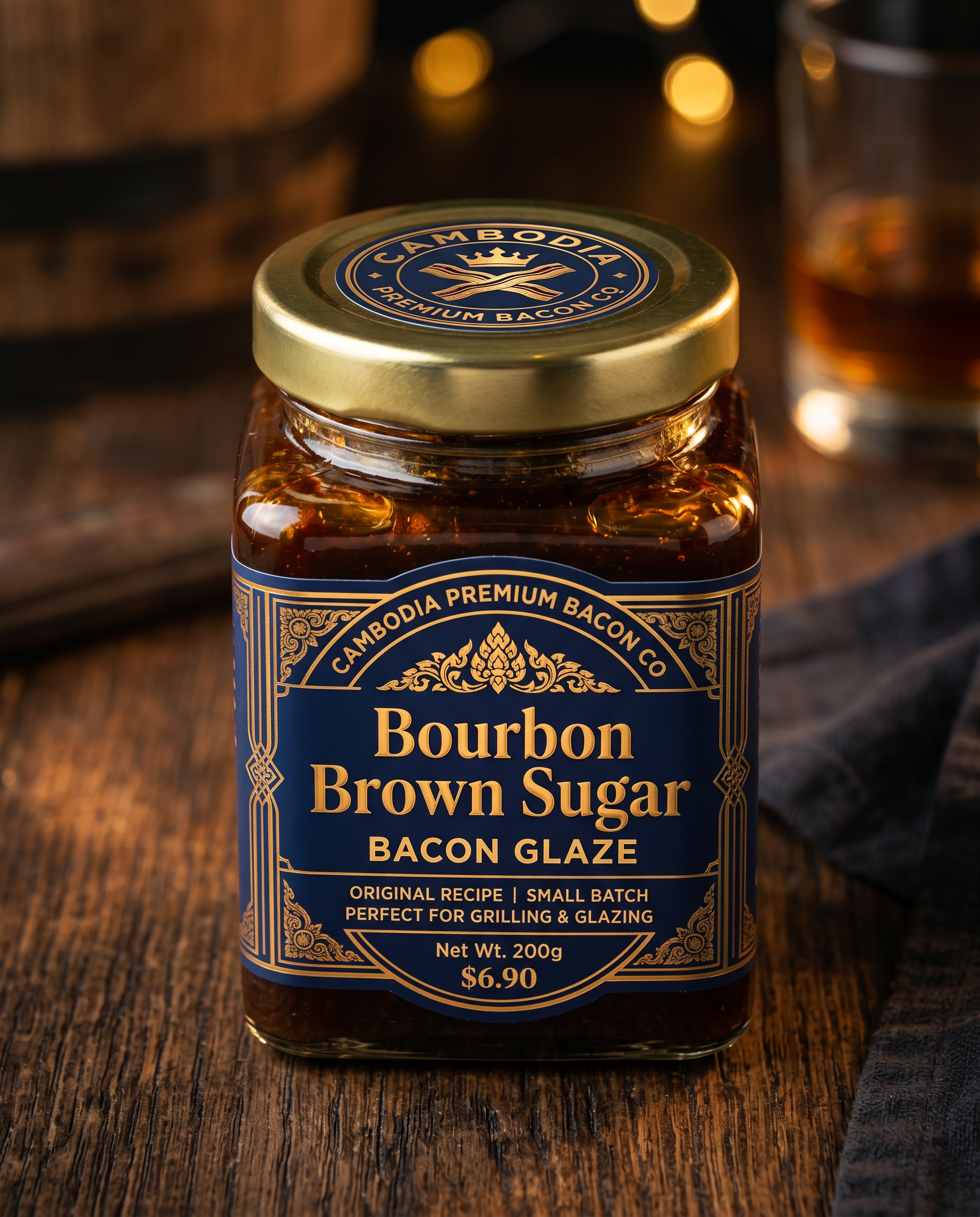 Bourbon Brown Sugar Bacon Glaze