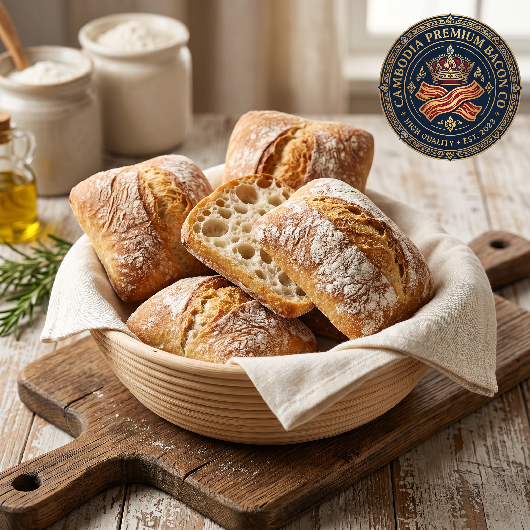 Artisan Ciabatta Bread