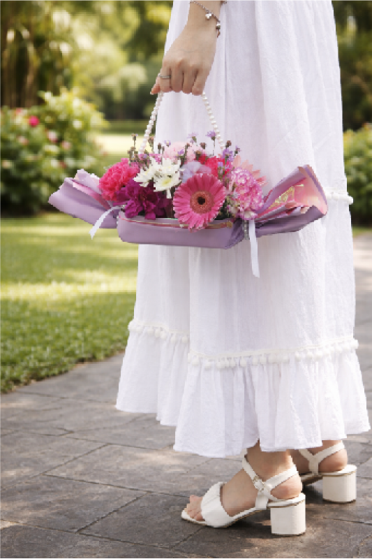 Flower Basket (Purple)