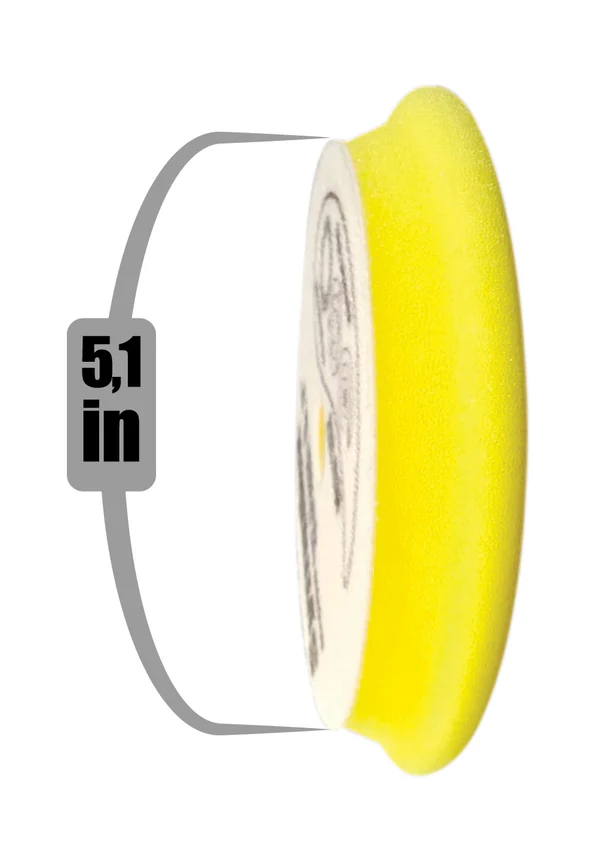 Almohadilla amarilla de espuma europea XM de corte medio - 3,1" 5.1"