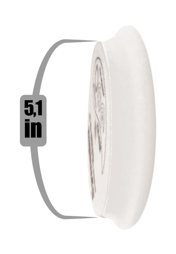 Almohadilla blanca de espuma europea XG Finishing - 5,1"