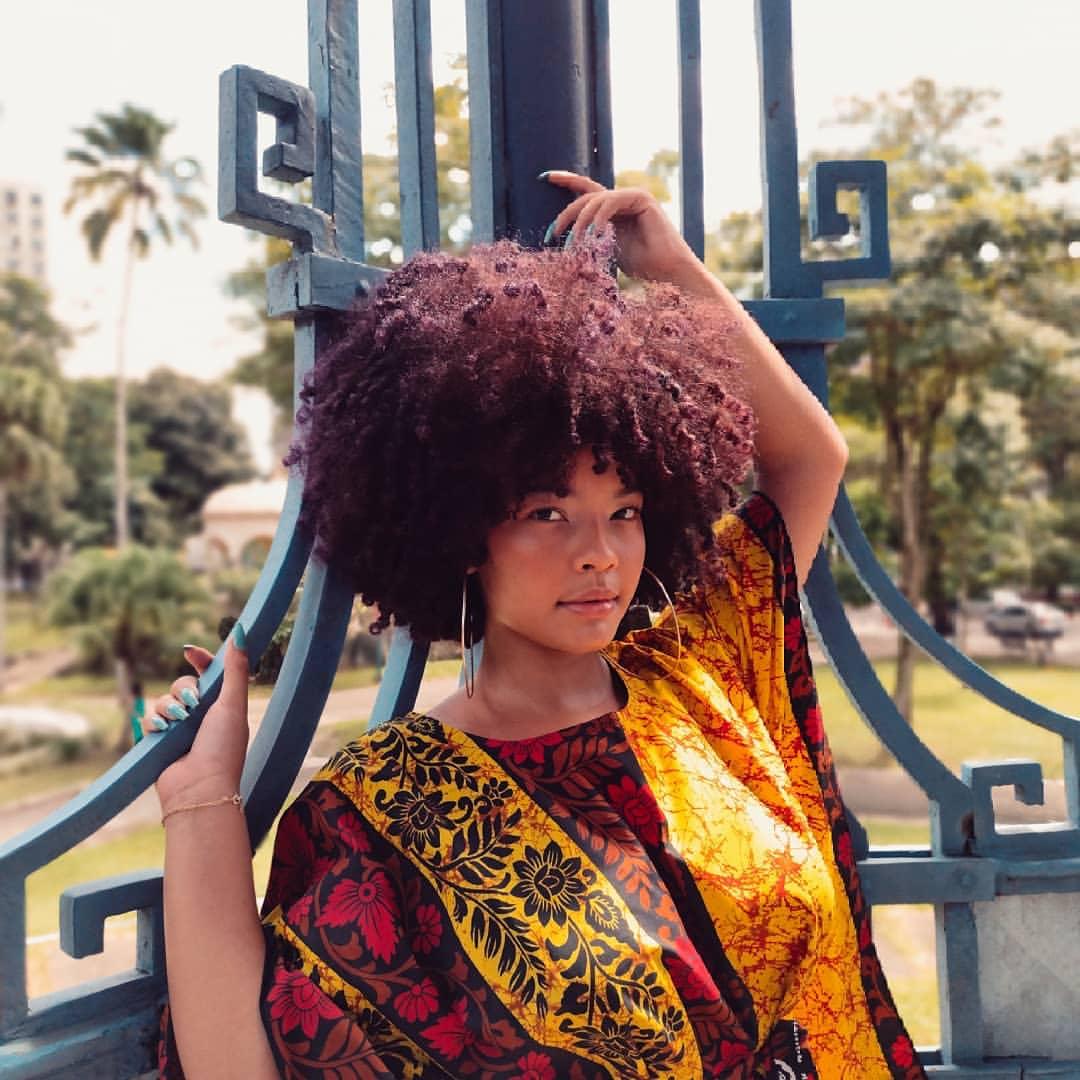 Vestido africano colorido