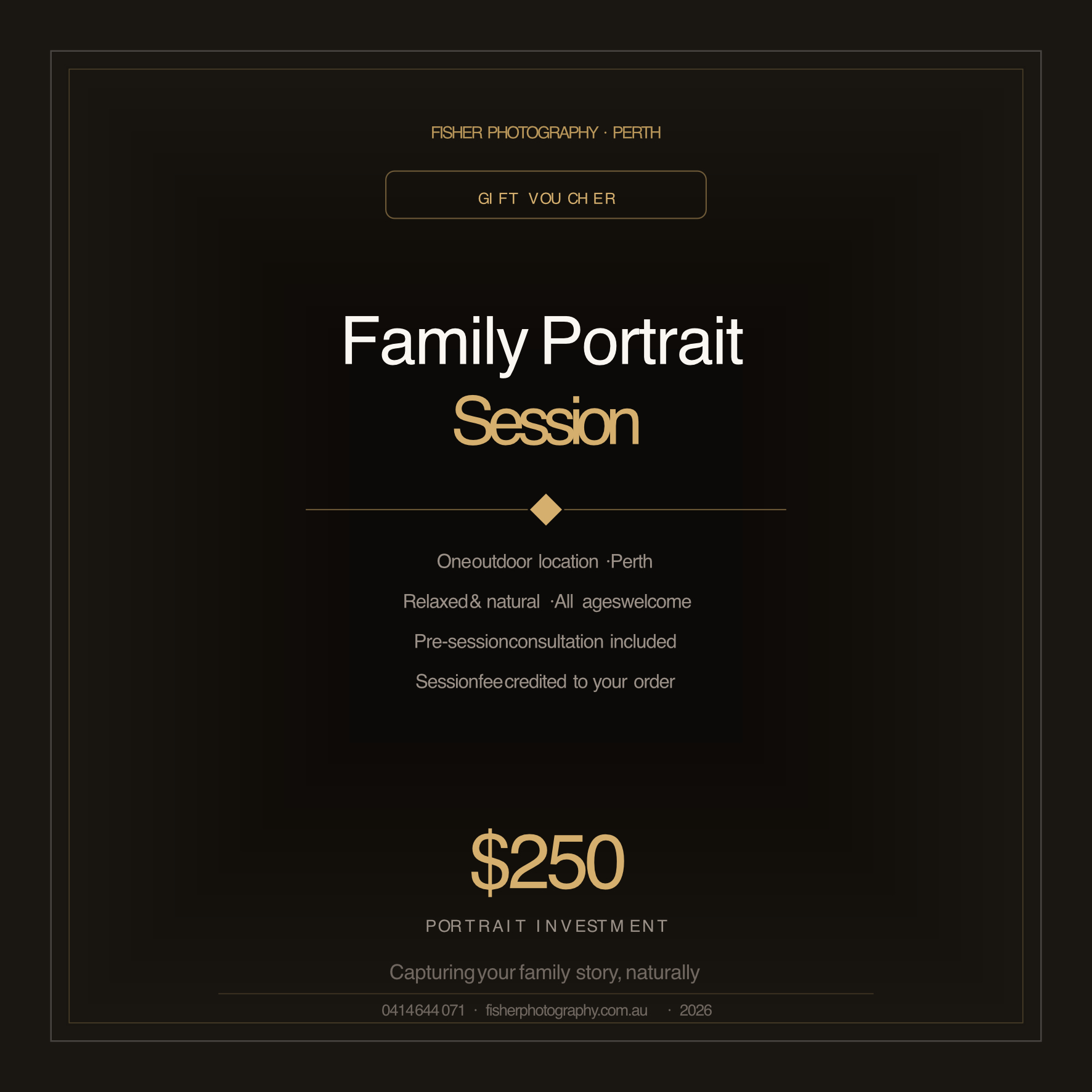 Family Portrait Voucher
