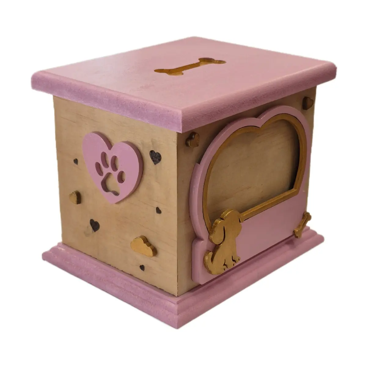 Urna de Madera Decorativa Para Mascotas