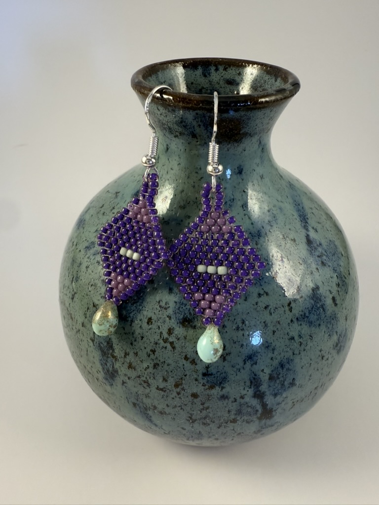 Beaded Drop Earrings