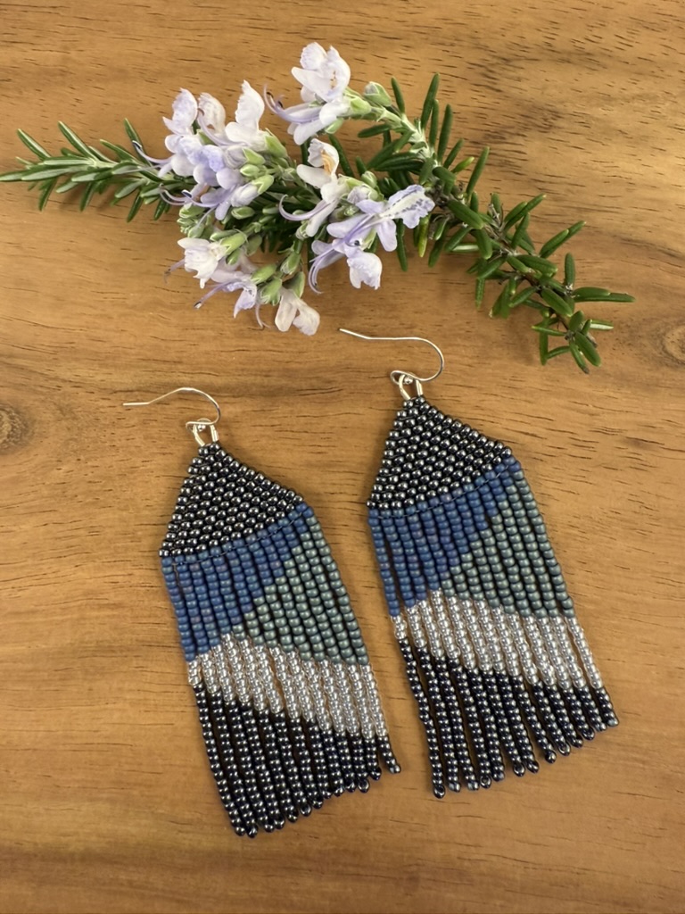 Desert Wave Fringe Earrings