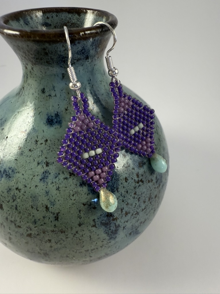 Beaded Drop Earrings