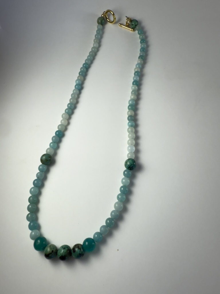 Green Beaded Necklace