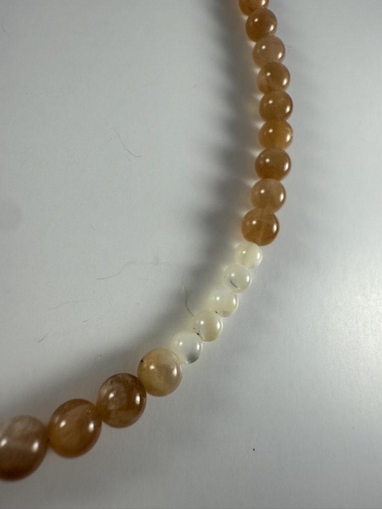 Sunstone Beaded Necklace