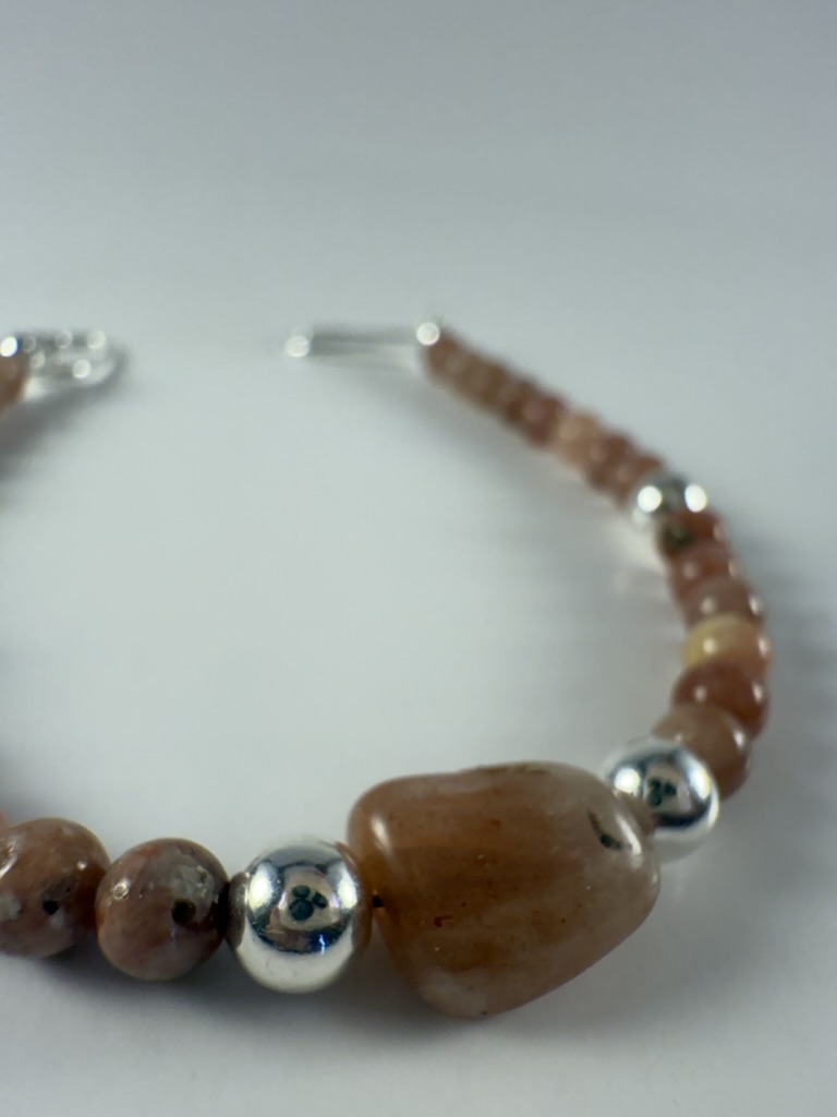 Sun Stone Beaded Bracelet