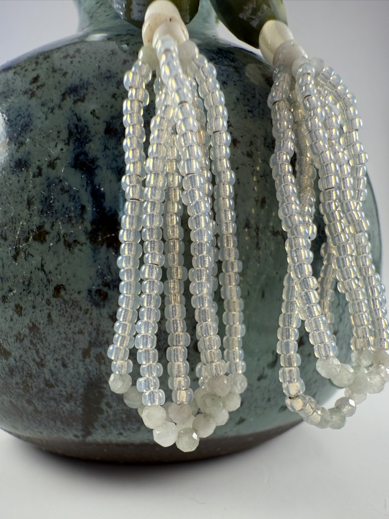 Beaded Boho Tassel Earrings