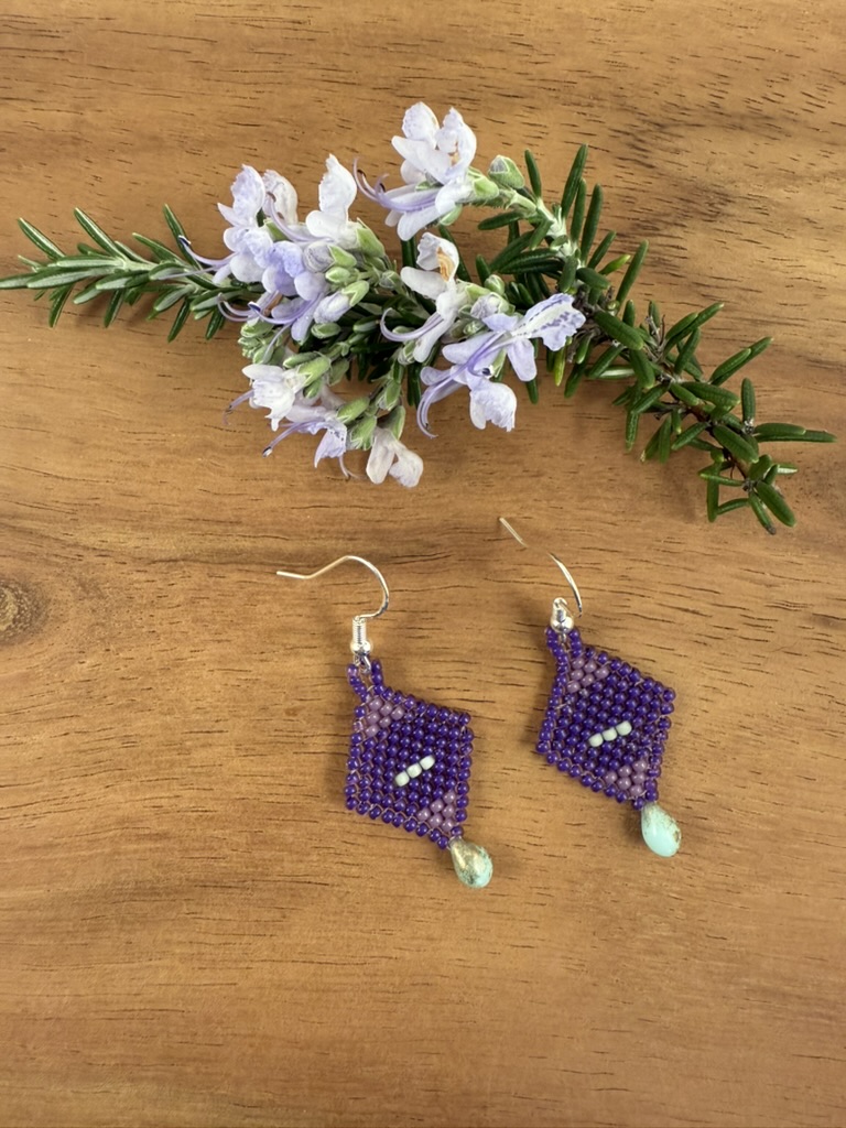 Beaded Drop Earrings