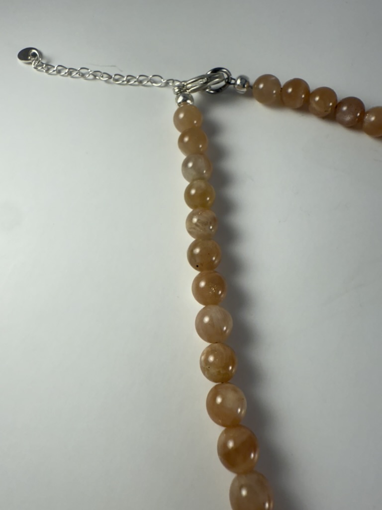 Sunstone Beaded Necklace