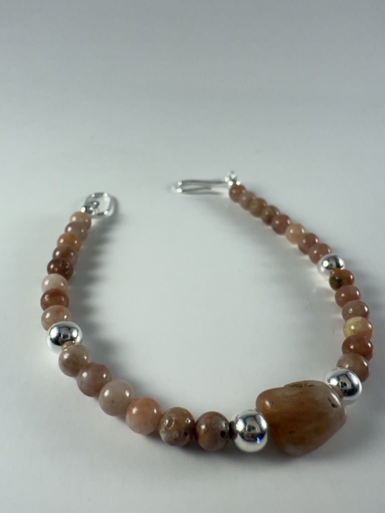 Sun Stone Beaded Bracelet