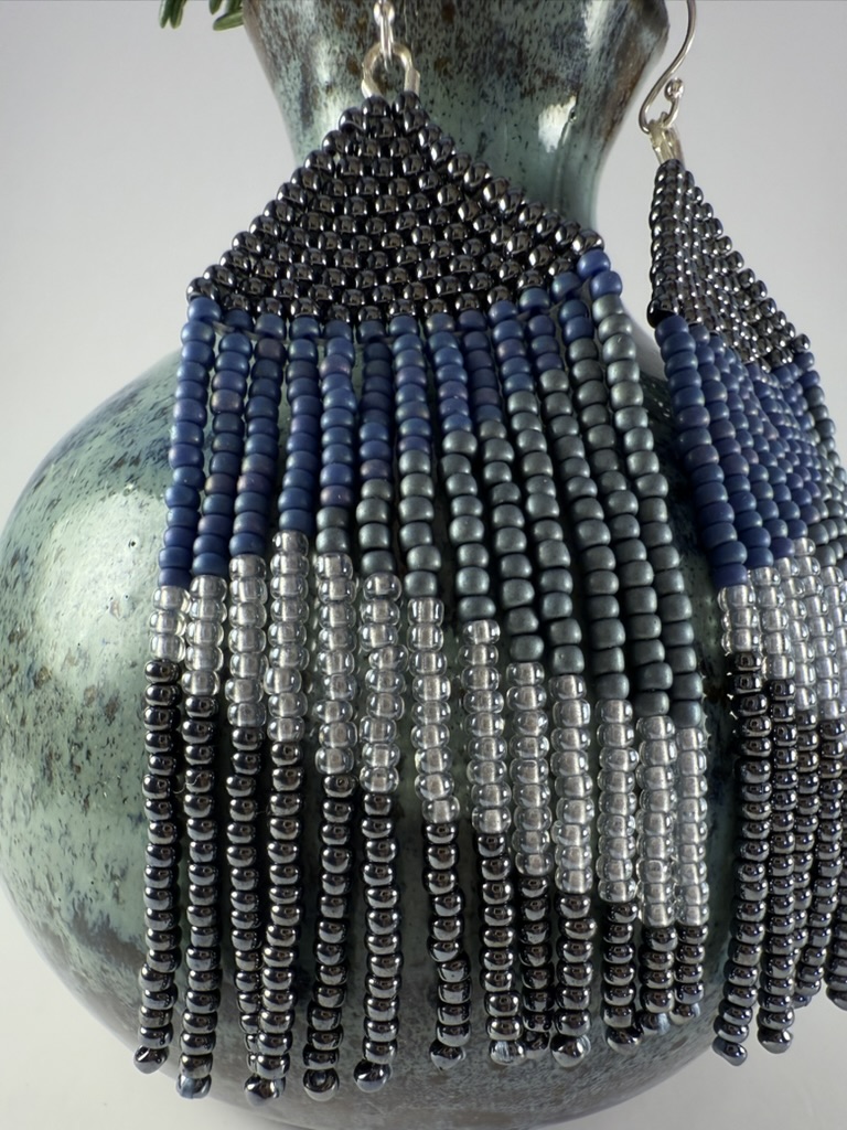 Desert Wave Fringe Earrings