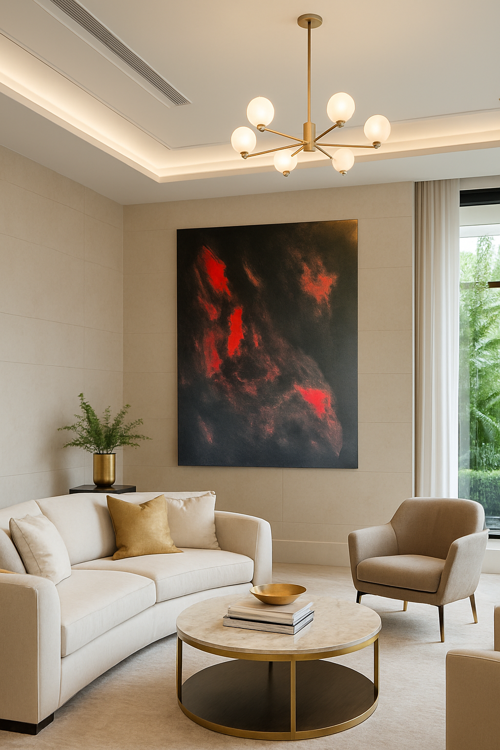 Moderni abstraktus paveikslas