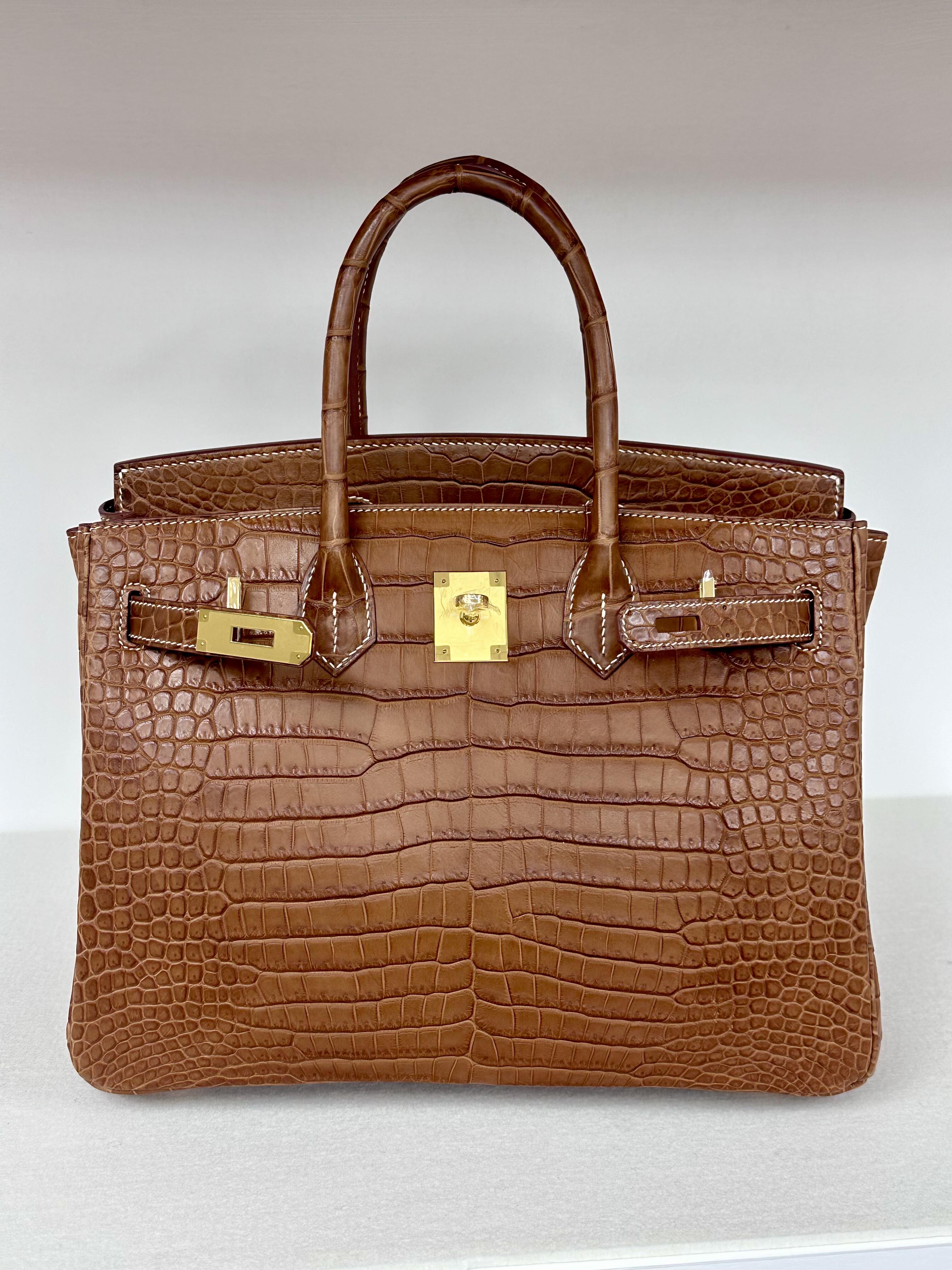 Birkin 30 Saltwater crocodile leather