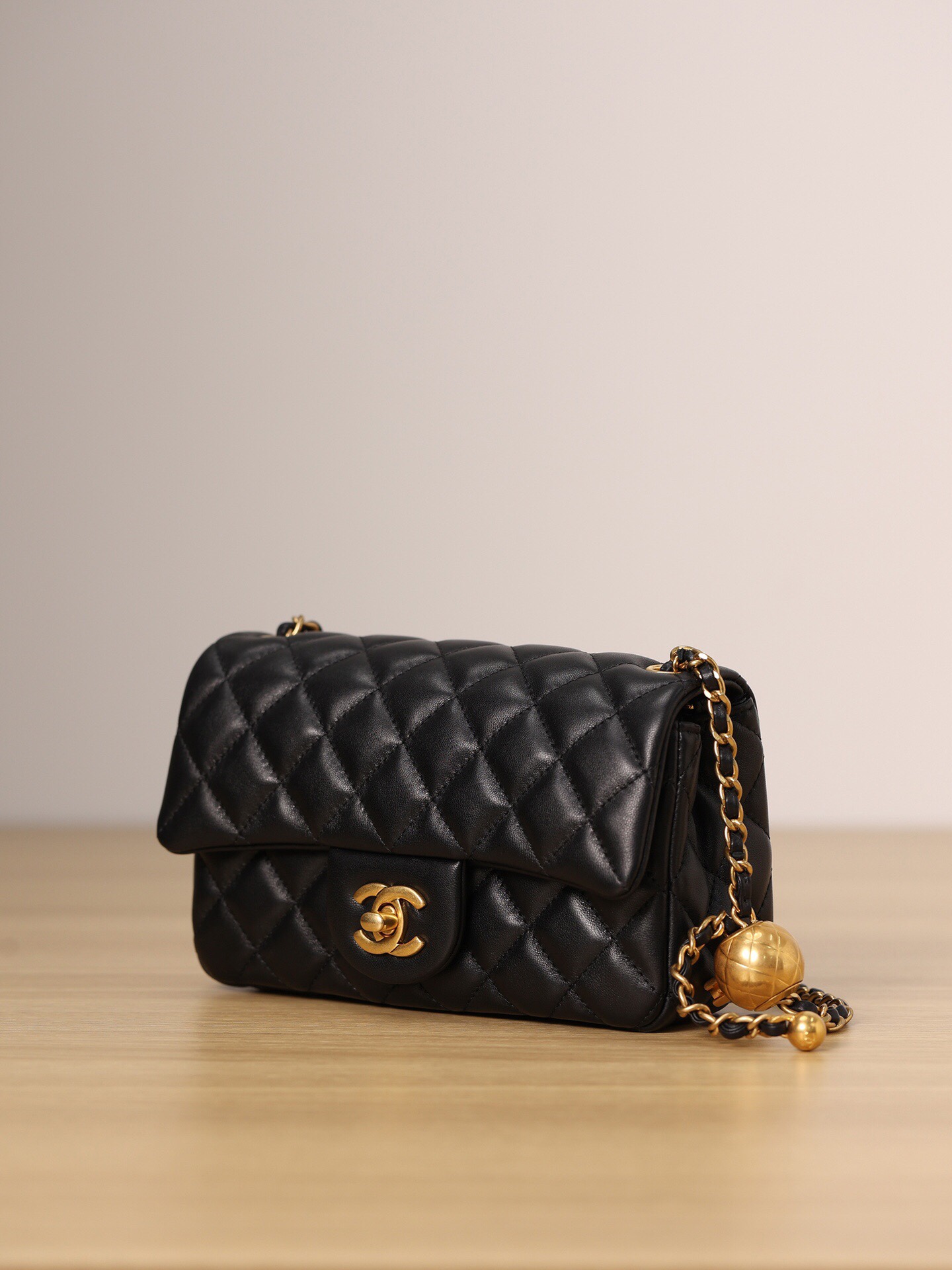 Chanel Classic Flap little golden ball