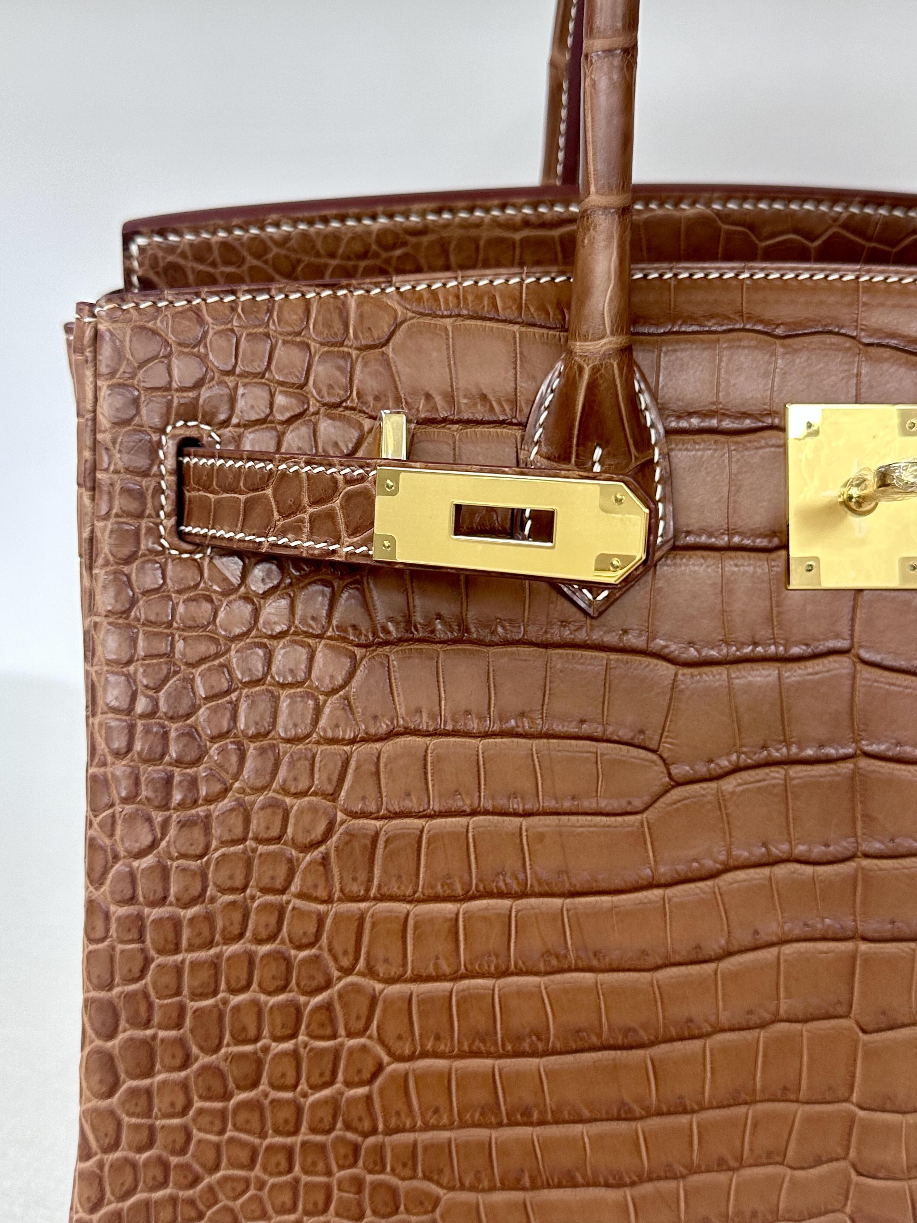 Birkin 30 Saltwater crocodile leather