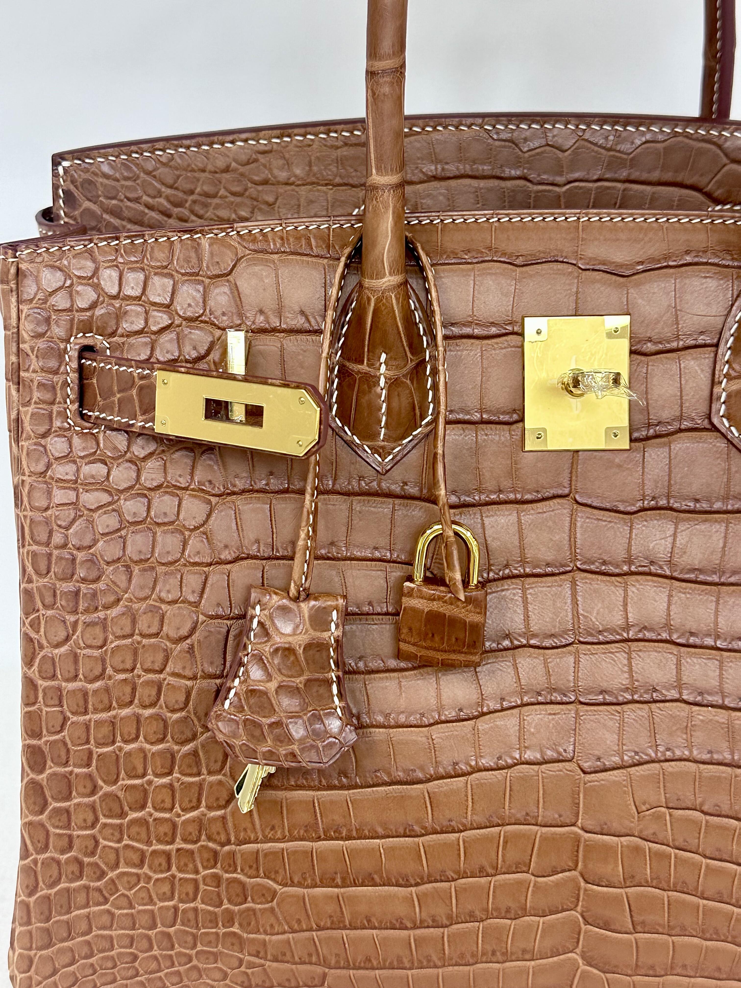 Birkin 30 Saltwater crocodile leather