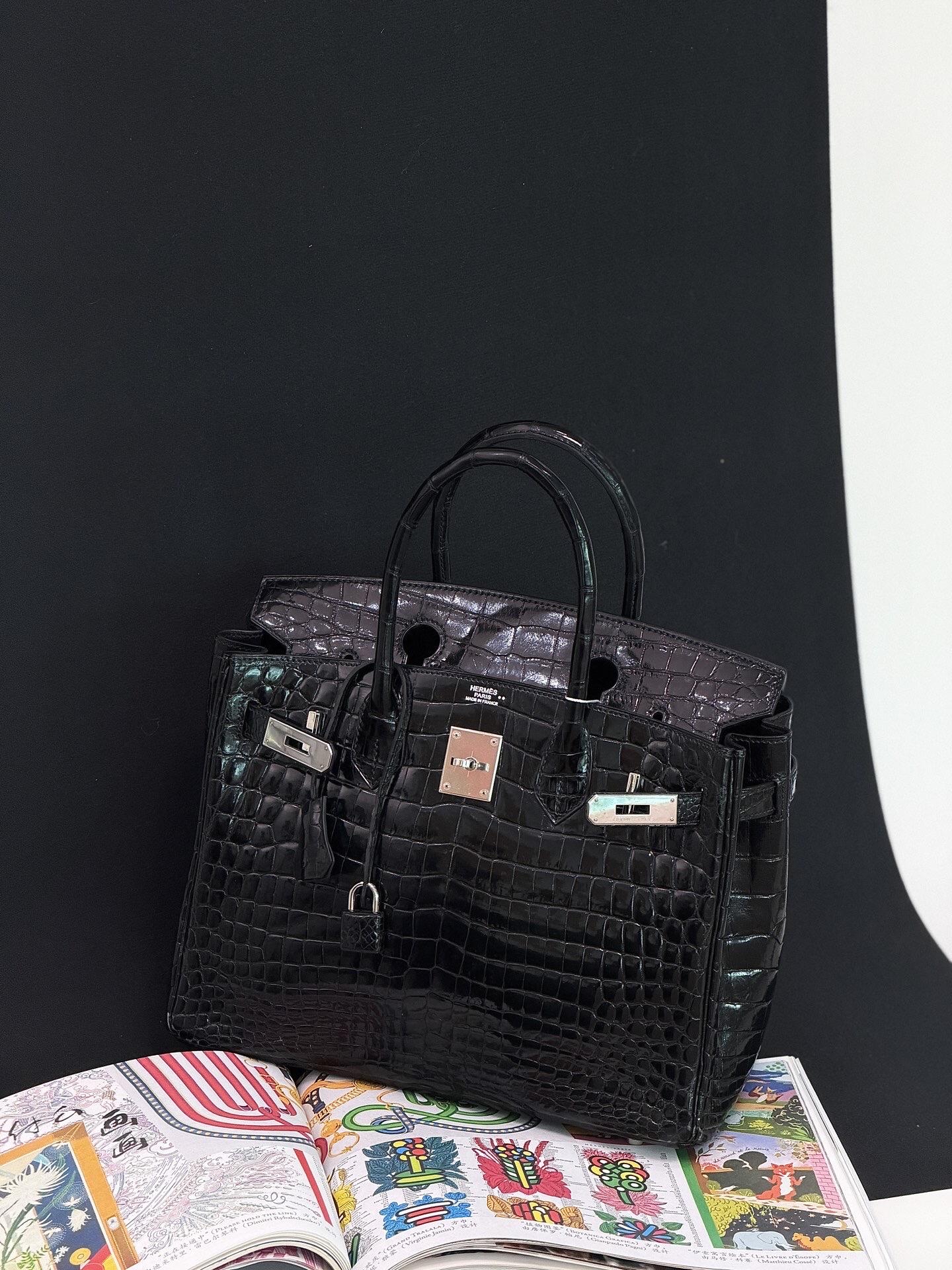 Birkin 30 Saltwater crocodile leather