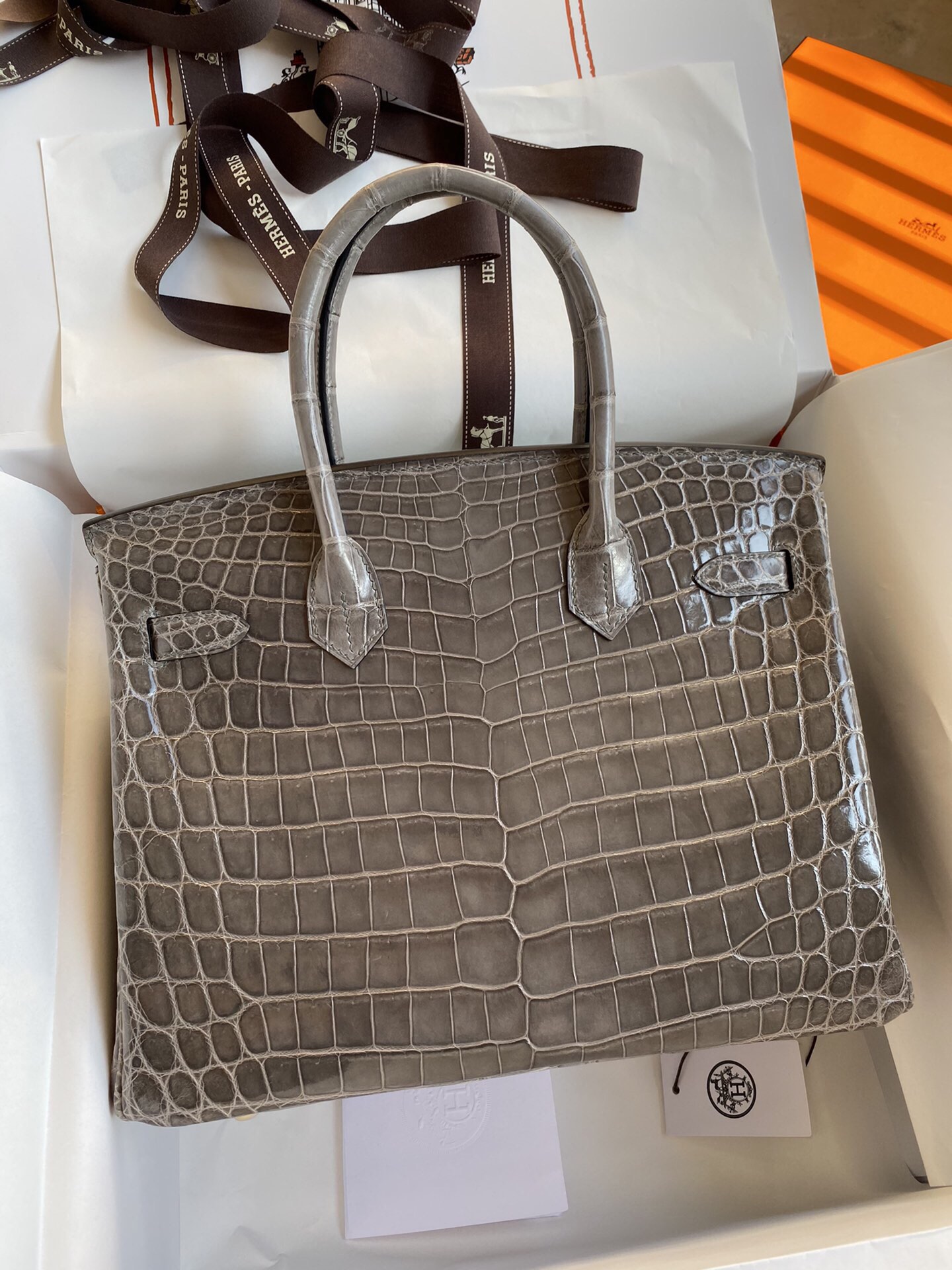 Birkin "Birkin30, Nile crocodile skin"