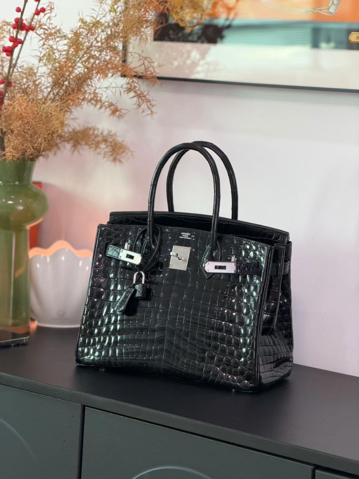 Birkin 30 Saltwater crocodile leather